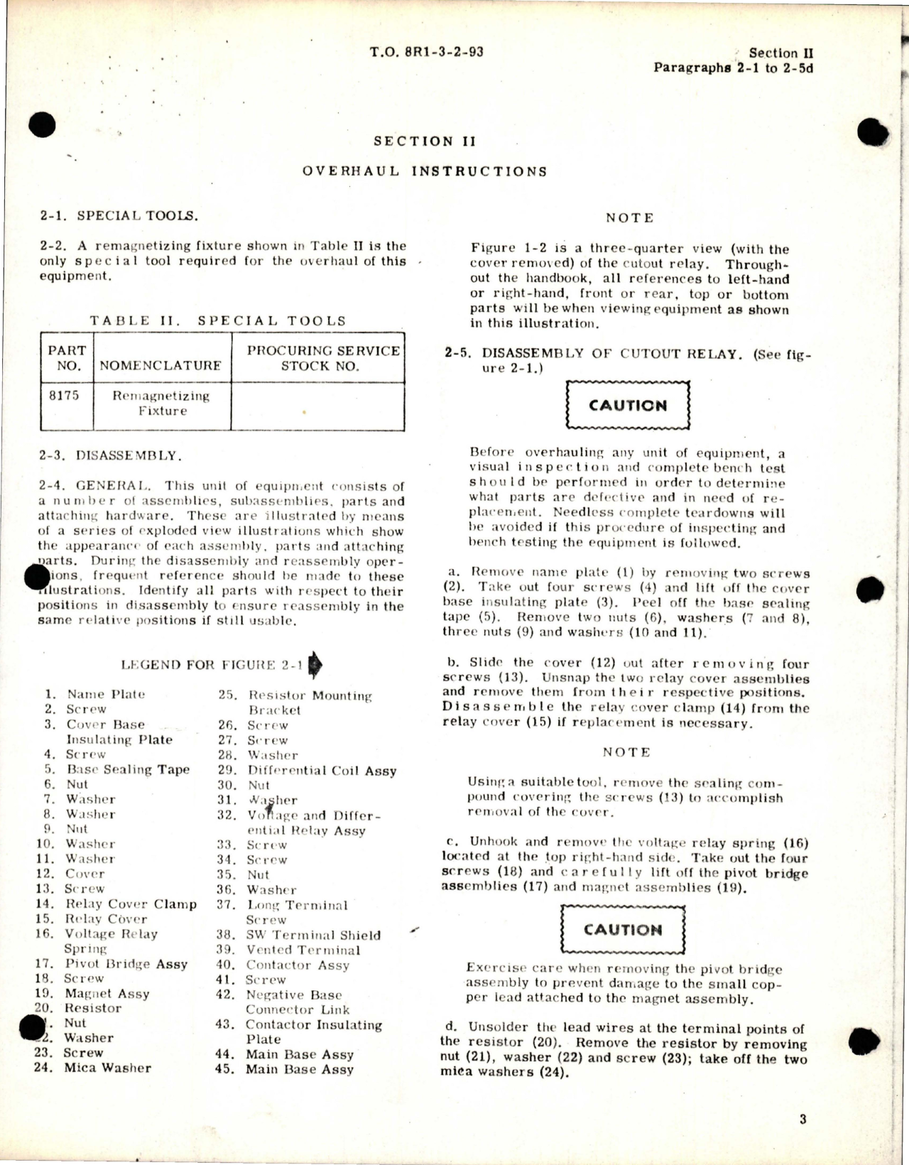 Sample page 5 from AirCorps Library document: Overhaul Instructions for Reverse Current Cutout Relay - Parts A-700AP and A-718AP