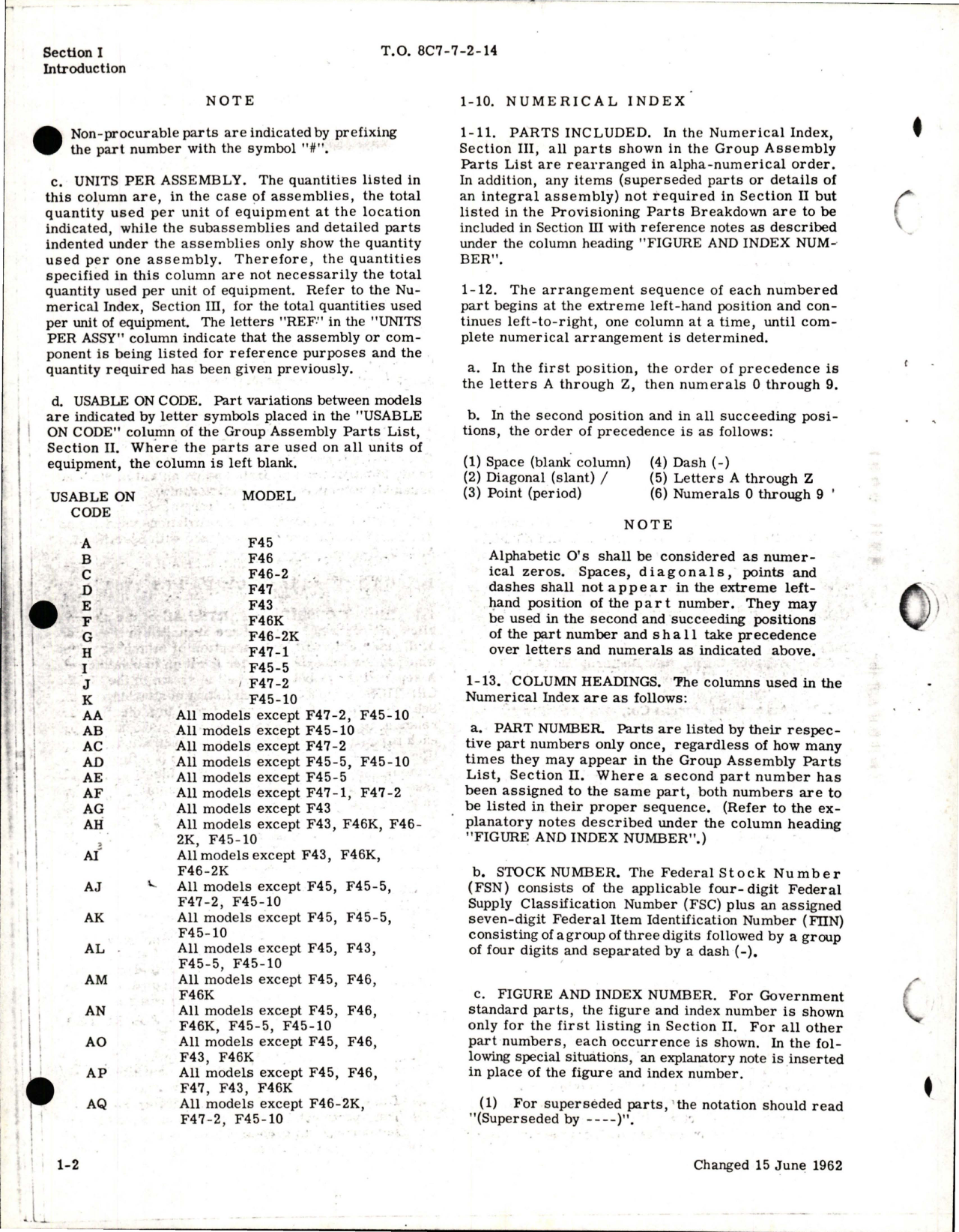 Sample page 7 from AirCorps Library document: Illustrated Parts Breakdown for Inverters and Motor Generator - Model F43