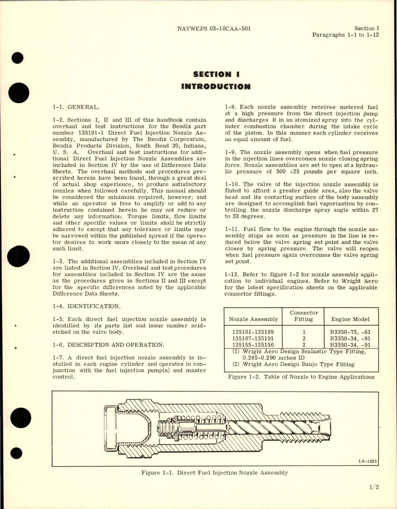 Sample page 5 from AirCorps Library document: Overhaul Instructions for Direct Fuel Injection Nozzles 