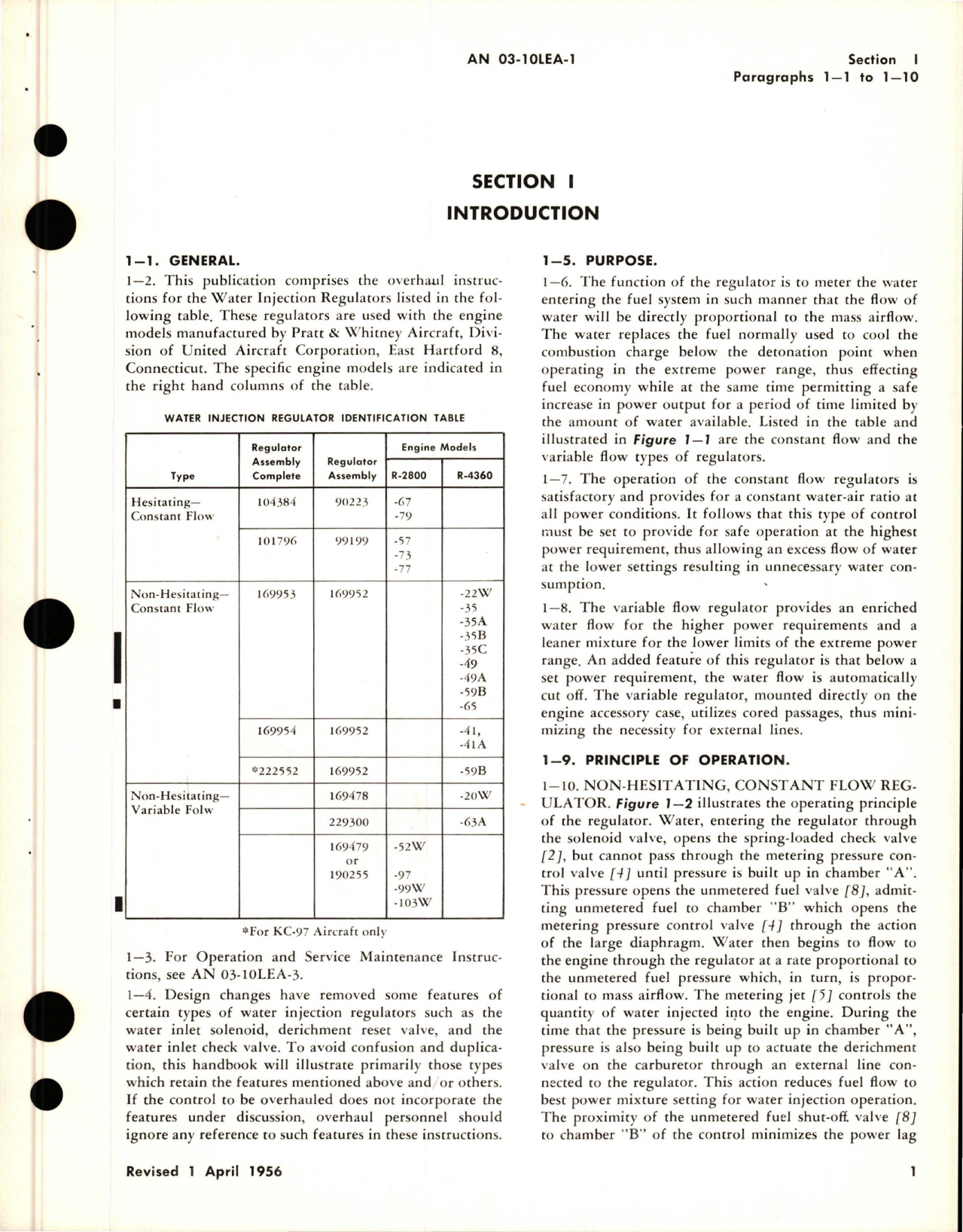 Sample page 5 from AirCorps Library document: Overhaul Instructions for Water Regulators