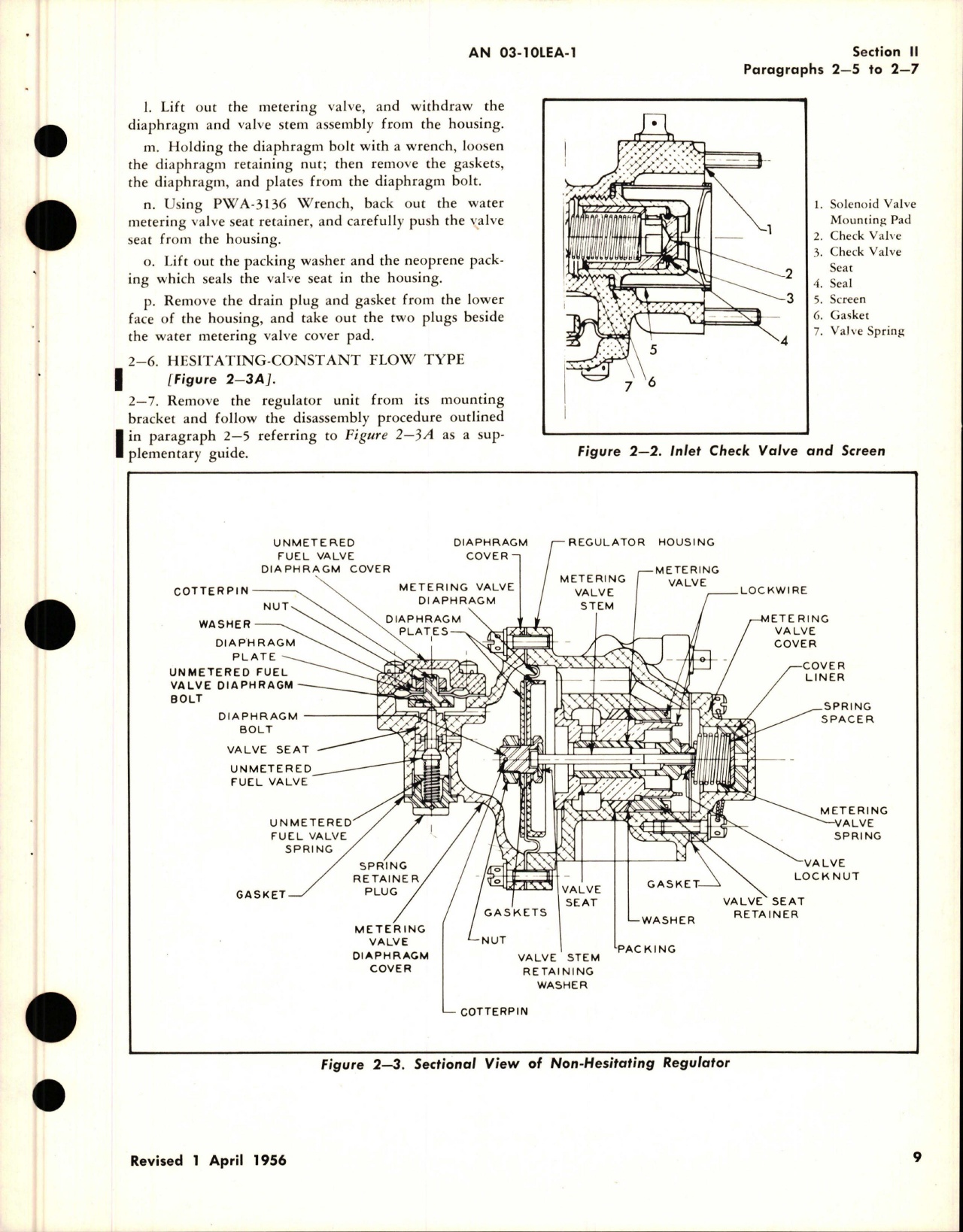 Sample page 7 from AirCorps Library document: Overhaul Instructions for Water Regulators