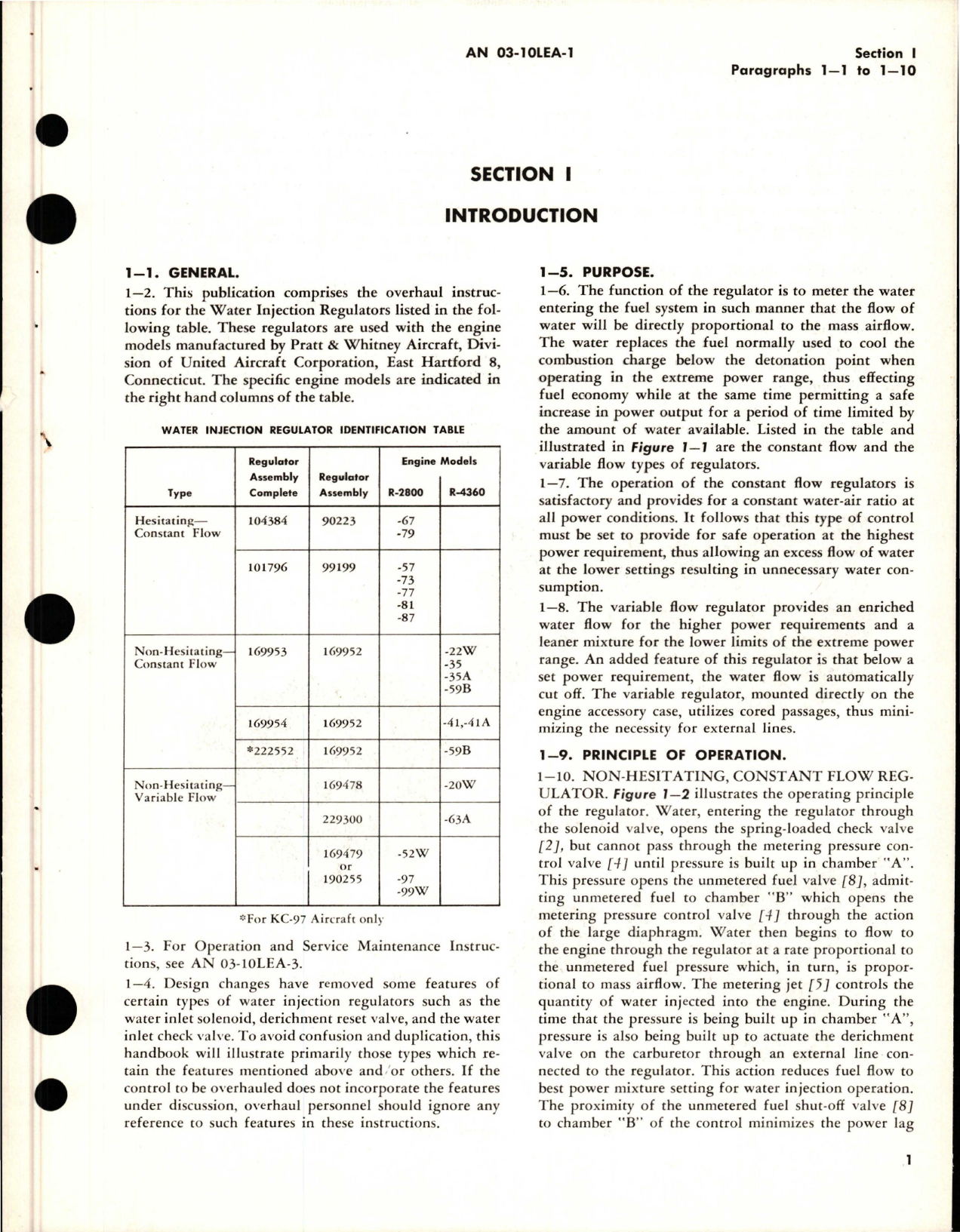 Sample page 5 from AirCorps Library document: Overhaul Instructions for Water Regulators