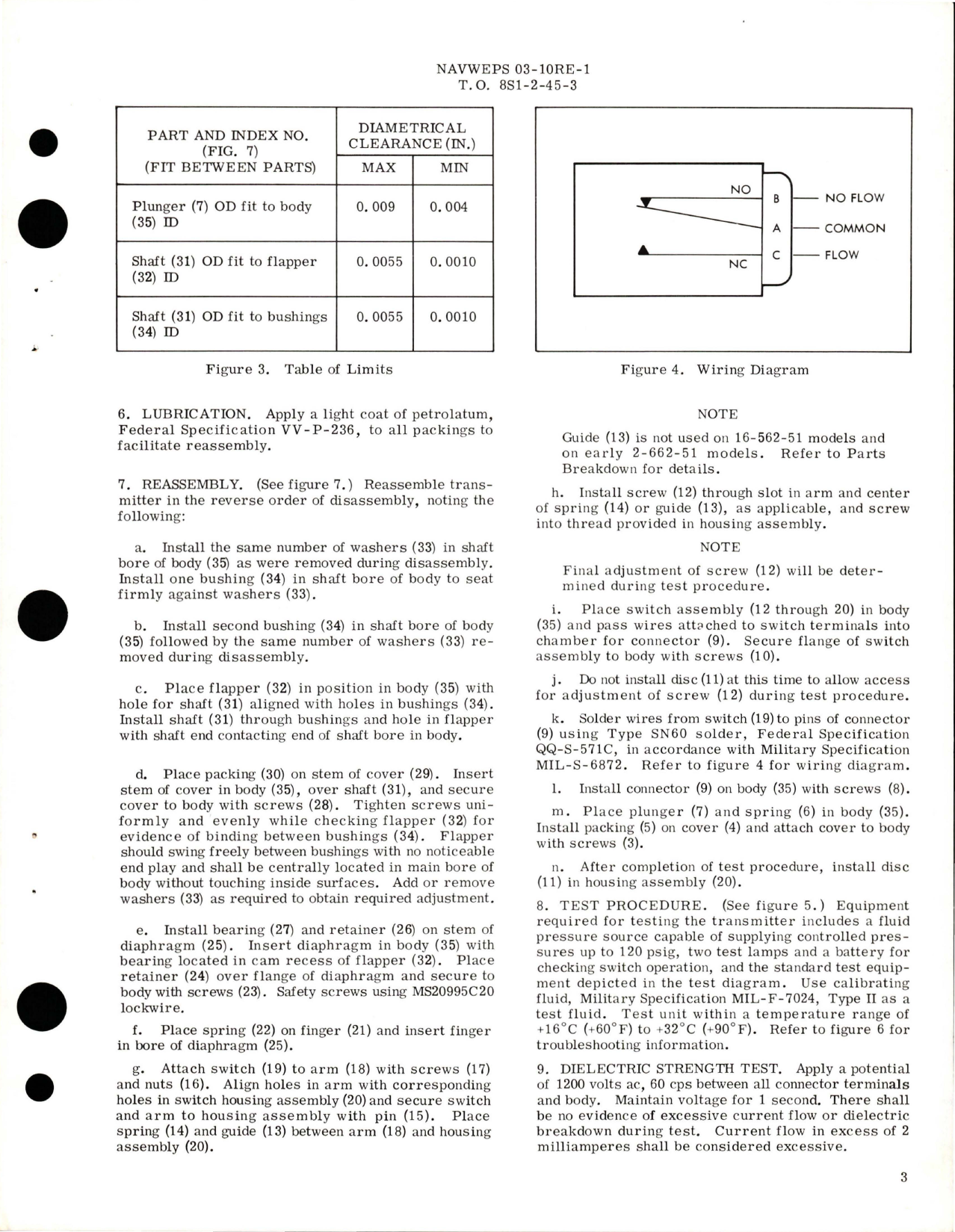 Sample page 5 from AirCorps Library document: Overhaul Instructions with Parts Breakdown for Fuel Flow Transmitters - Parts 2-662-51, 16-562-51 