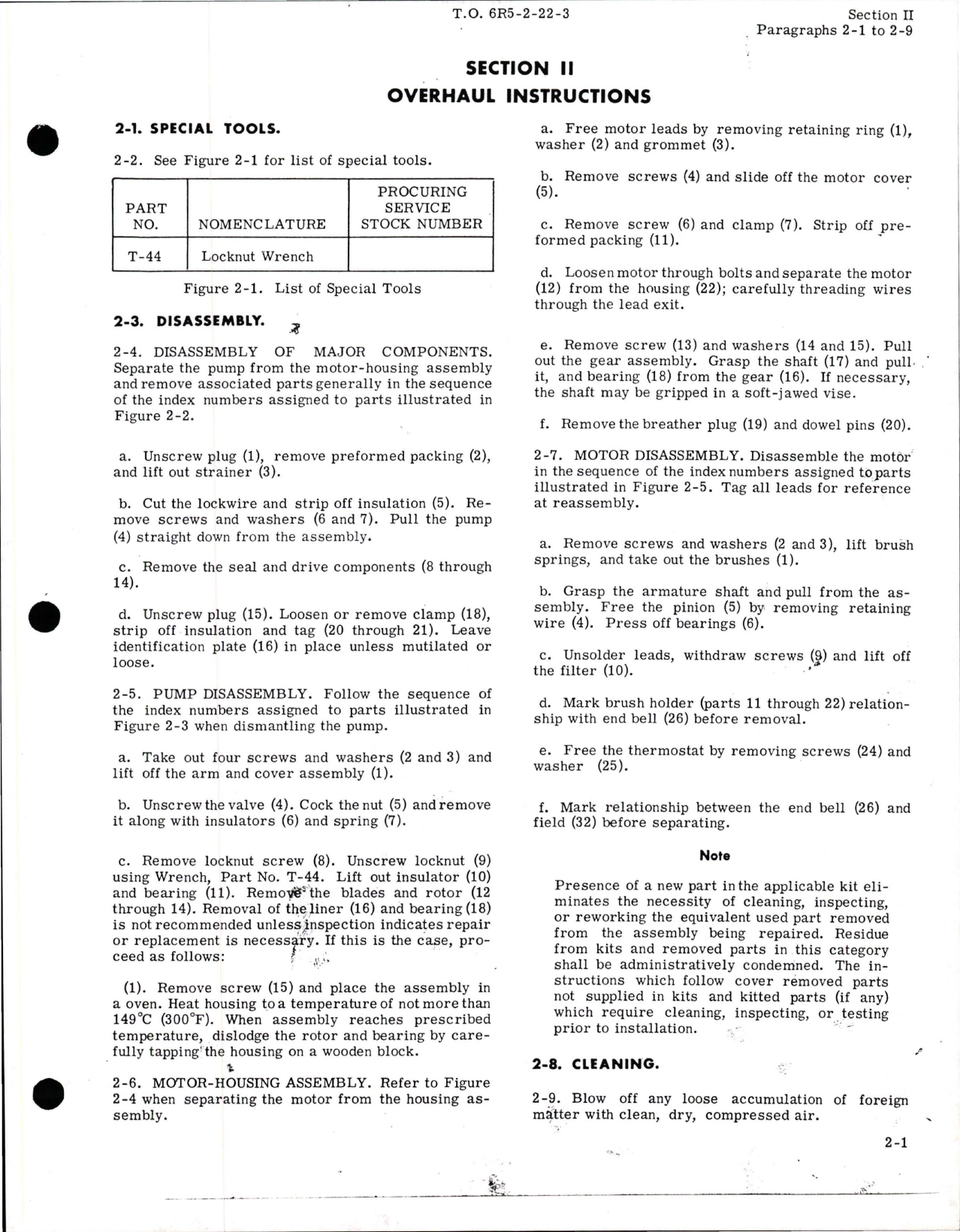 Sample page 7 from AirCorps Library document: Overhaul for Water Injection Pump - Model RD8500 Series 