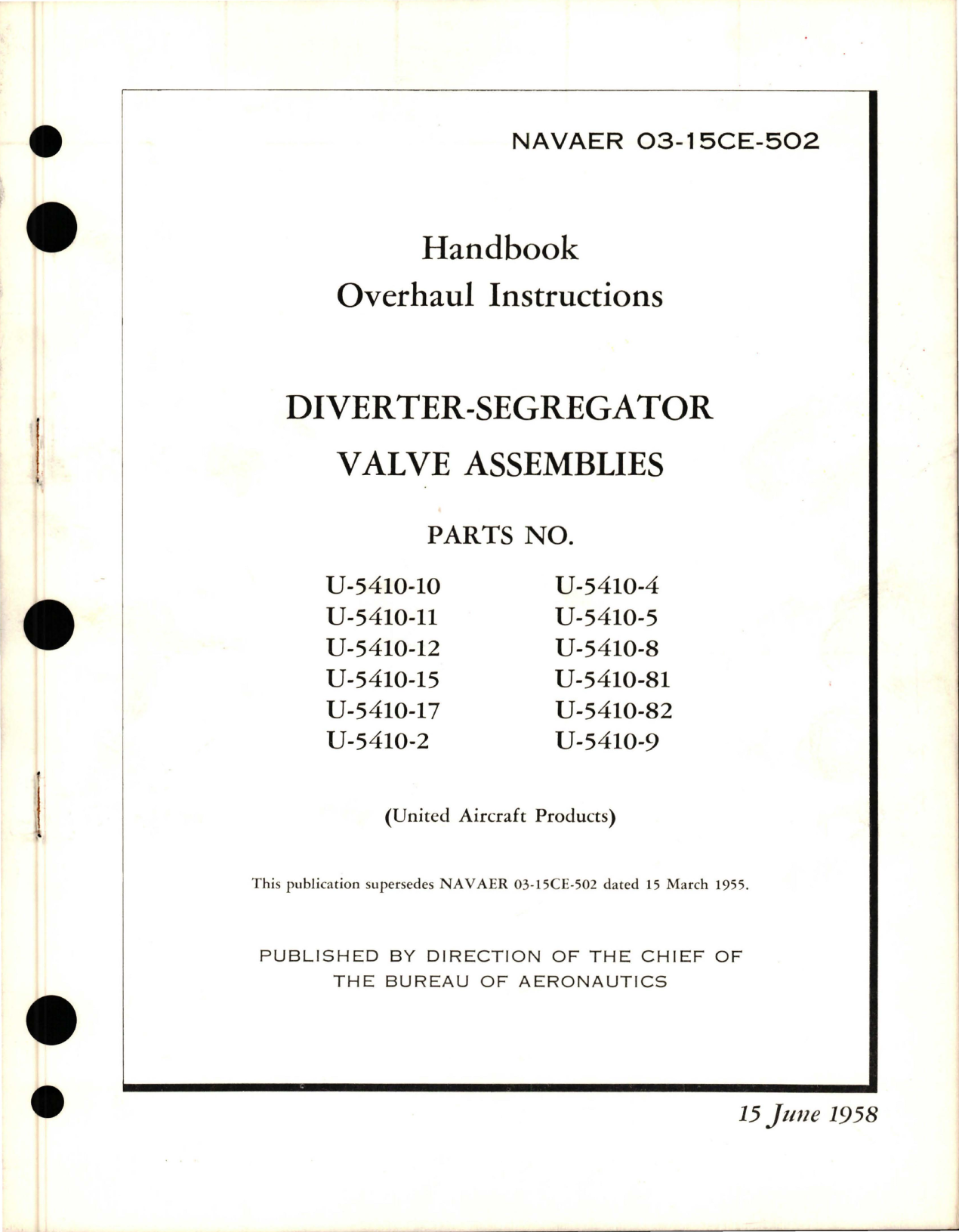 Sample page 1 from AirCorps Library document: Overhaul Instructions for Diverter Segregator Valve Assemblies
