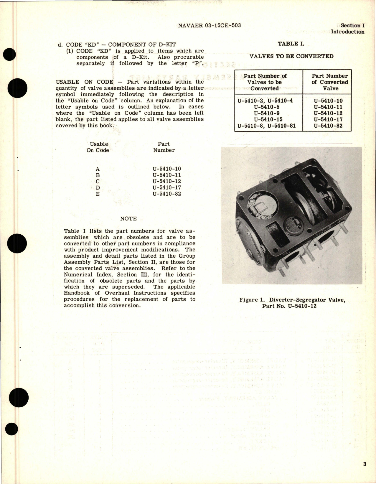 Sample page 5 from AirCorps Library document: Illustrated Parts Breakdown for Diverter Segregator Valve Assemblies