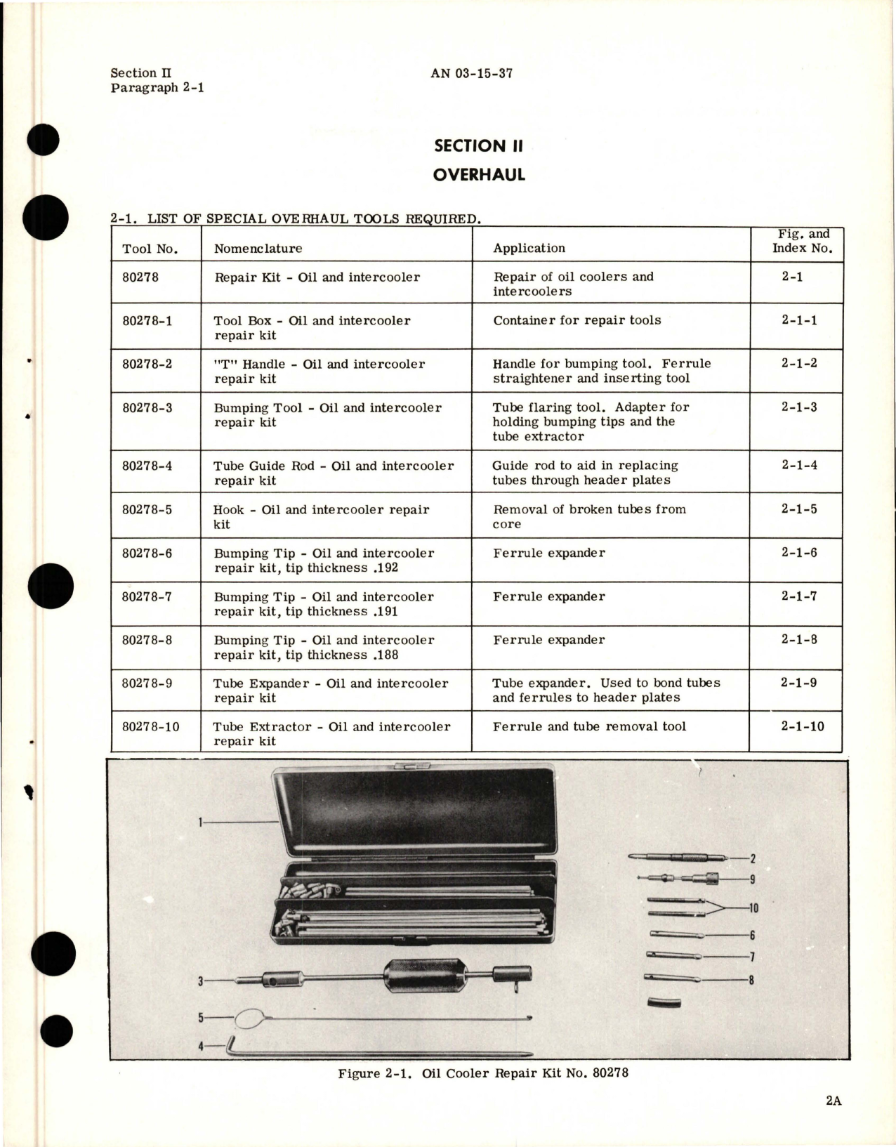 Sample page 7 from AirCorps Library document: Overhaul Instructions for Oil Temperature Regulators Oil Coolers Valves
