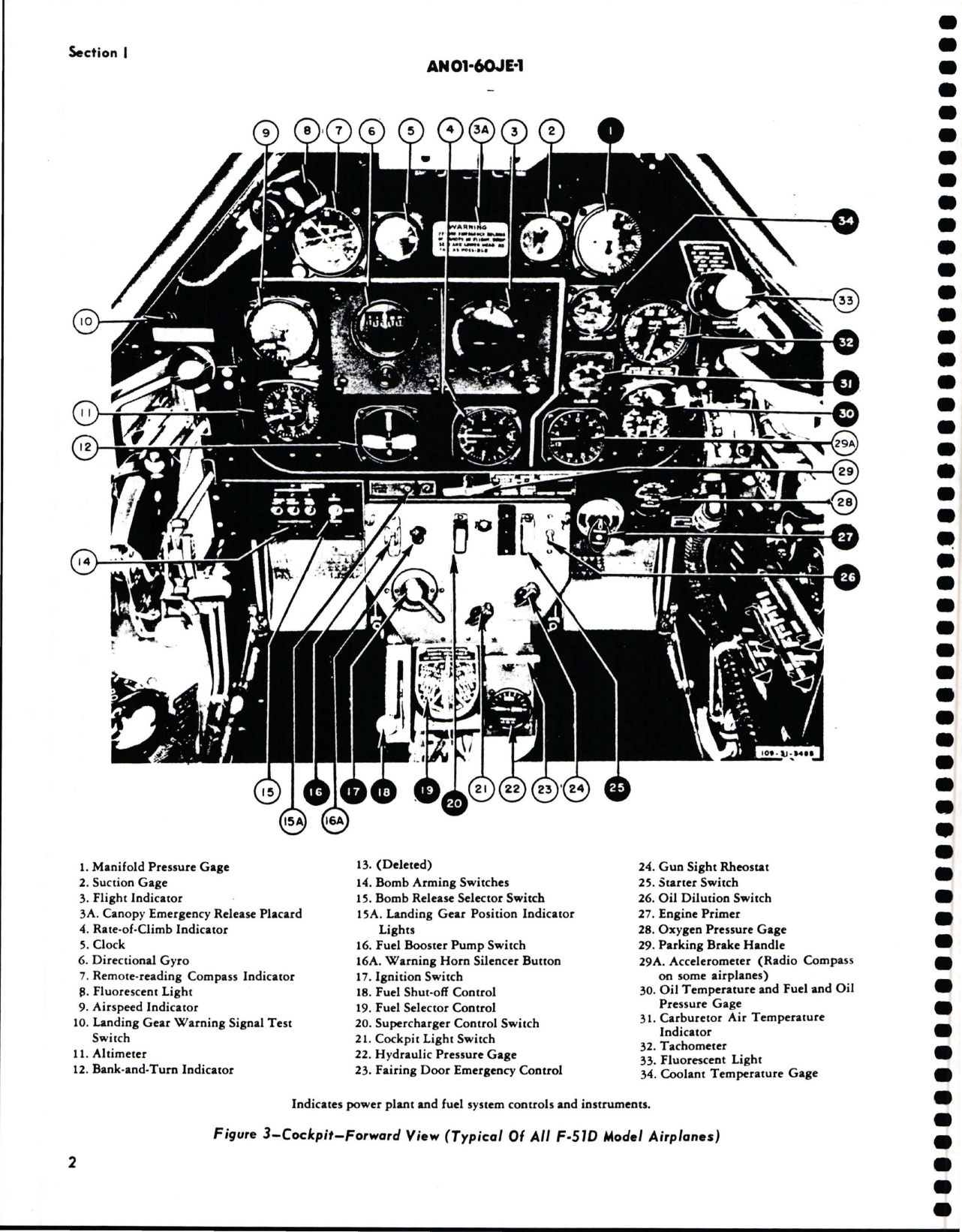 Sample page 8 from AirCorps Library document: Flight Operating Instructions for F-51D and TF-51D