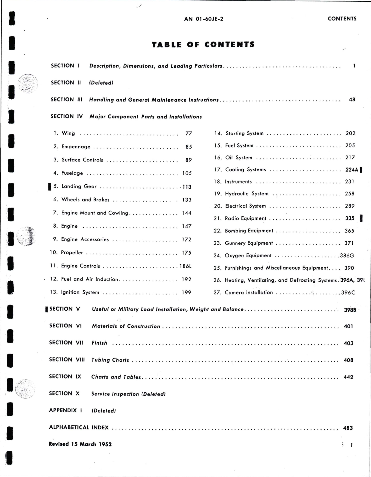 Sample page 5 from AirCorps Library document: Maintenance Instructions for F-51D, F-51M, ZF-51K, TF-51D