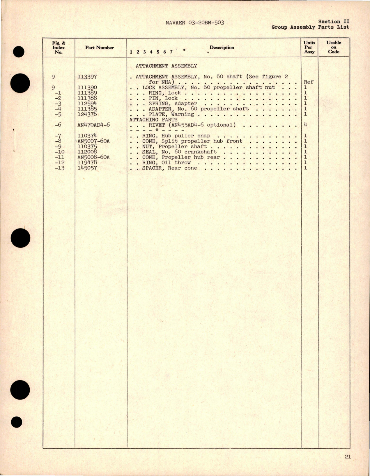 Sample page 5 from AirCorps Library document: Illustrated Parts Breakdown for Propeller and Controls - Models C634S-C102 and C634S-C104