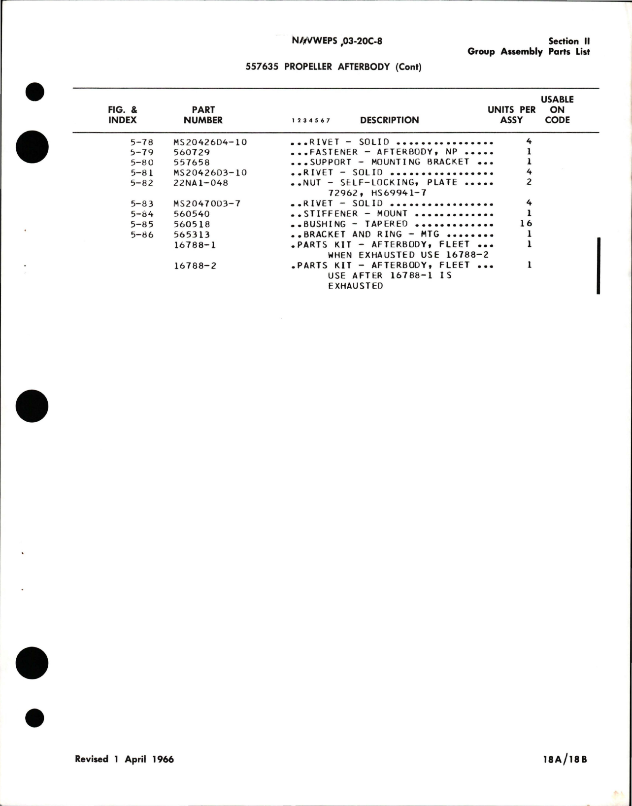 Sample page 7 from AirCorps Library document: Illustrated Parts Breakdown for Propeller Spinner, Anti-Icing, and Propeller Afterbody