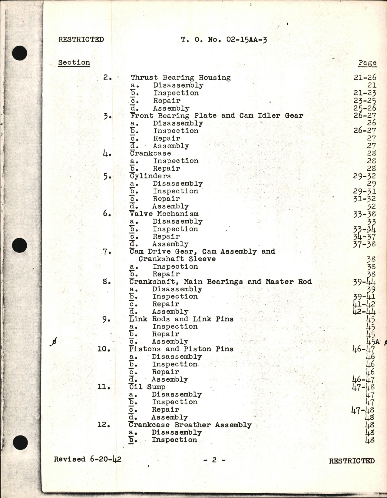 Sample page 6 from AirCorps Library document: Overhaul Instructions for R-680-3, -5, -7, and -11 Engines