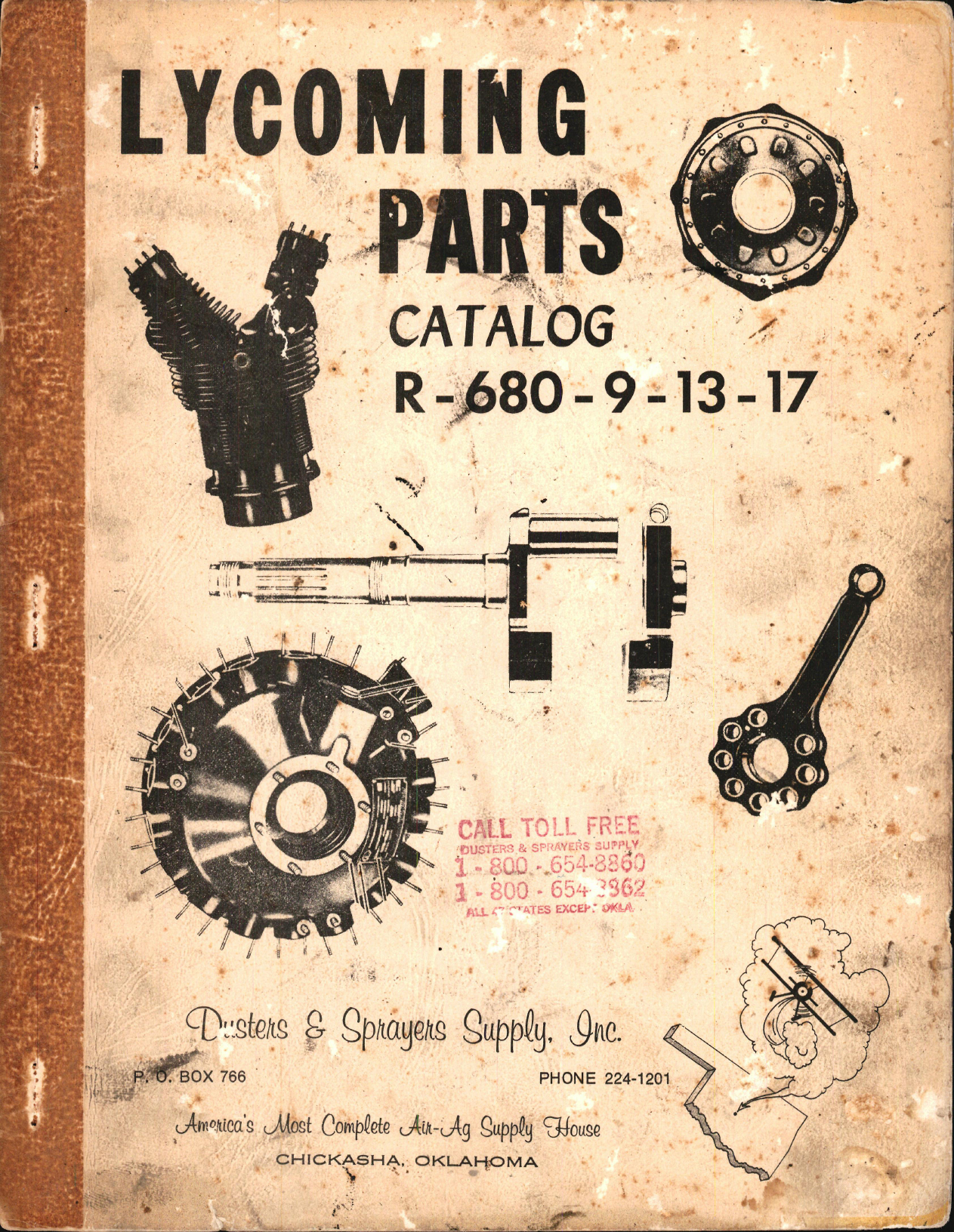 Sample page 1 from AirCorps Library document: Parts Catalog for Lycoming R-680-9, -13, and -17