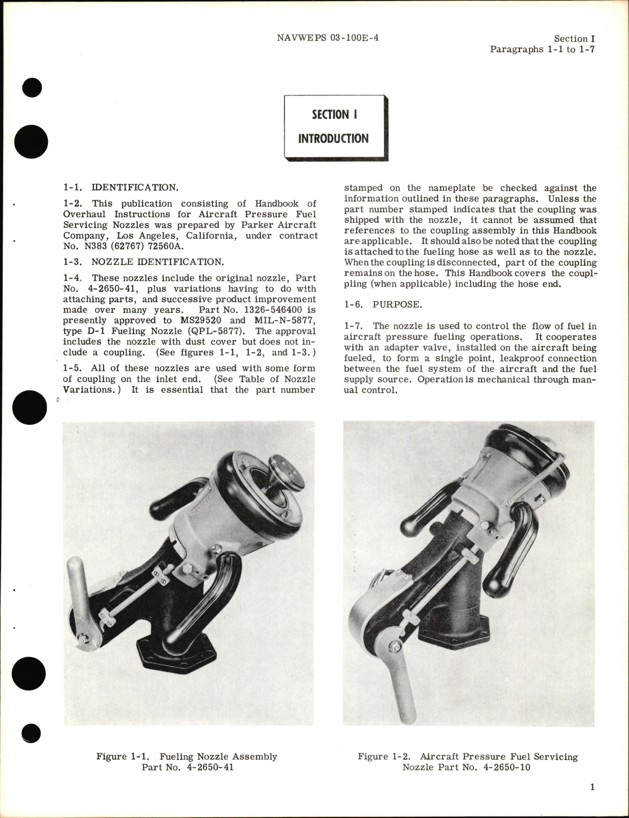 Sample page 5 from AirCorps Library document: Overhaul Instructions for Aircraft Pressure Fuel Servicing Nozzles Part Nos. 4-2650-8, -8M, -10, 10M2