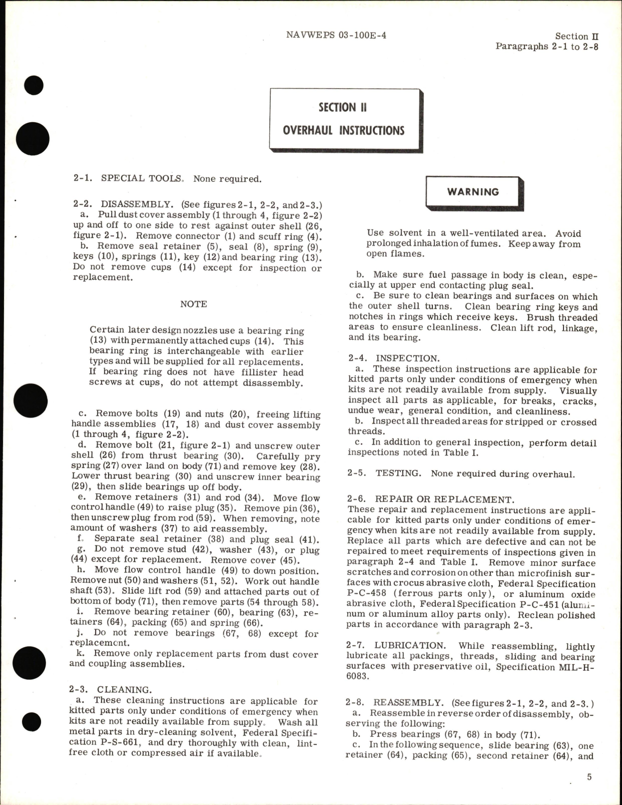 Sample page 9 from AirCorps Library document: Overhaul Instructions for Aircraft Pressure Fuel Servicing Nozzles Part Nos. 4-2650-8, -8M, -10, 10M2