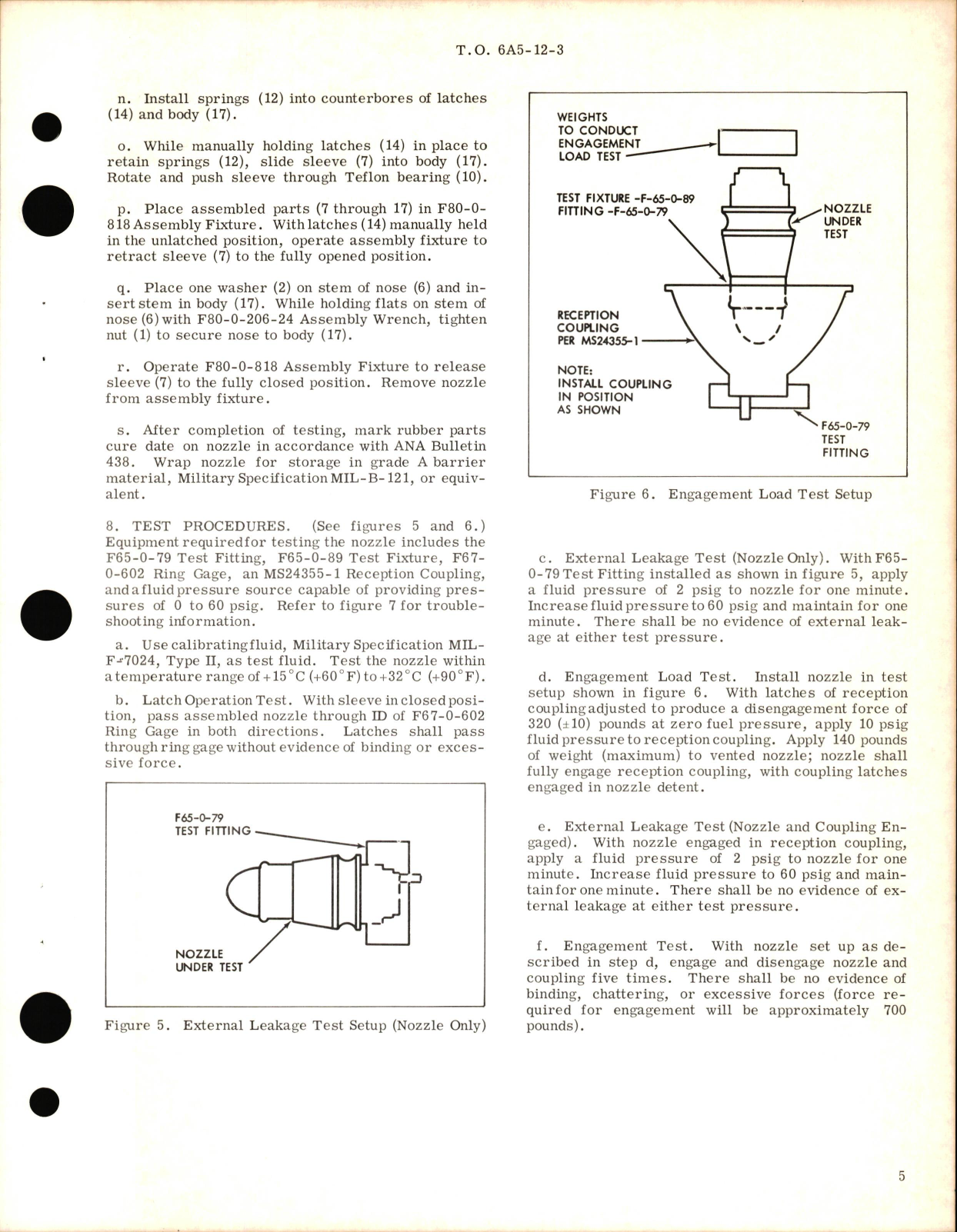 Sample page 5 from AirCorps Library document: Overhaul Instructions with Parts Breakdown for Flight Pressure Refueling Nozzle Type Ma-2 Part No. 2630110