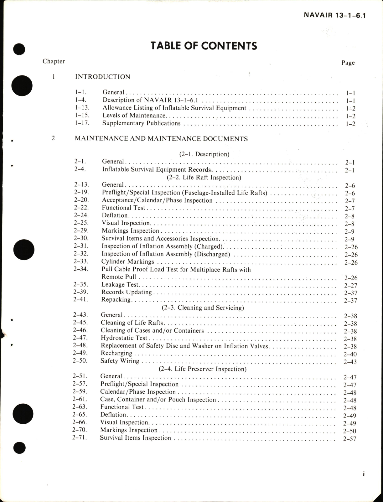 Sample page 5 from AirCorps Library document: Aviation-Crew Systems Inflatable Survival Equipment