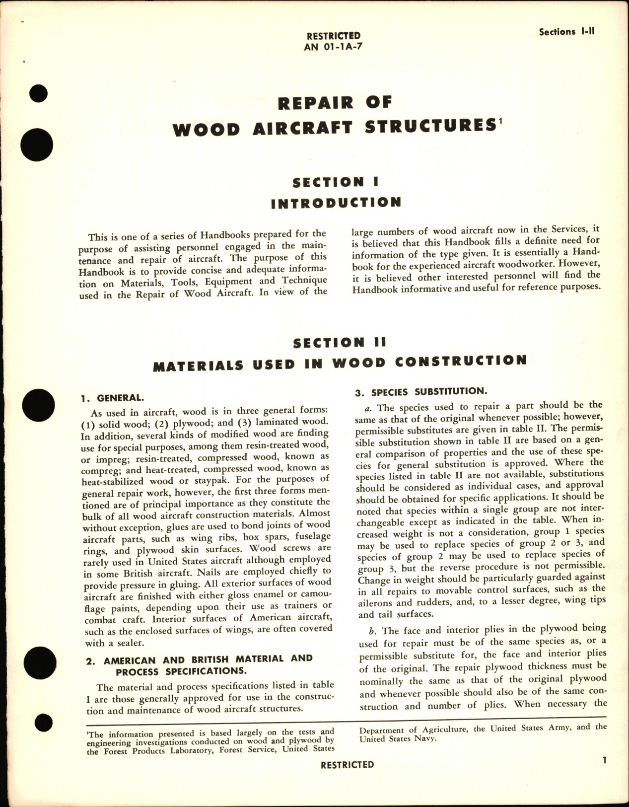 Sample page 7 from AirCorps Library document: Repair of Wood Aircraft Structures
