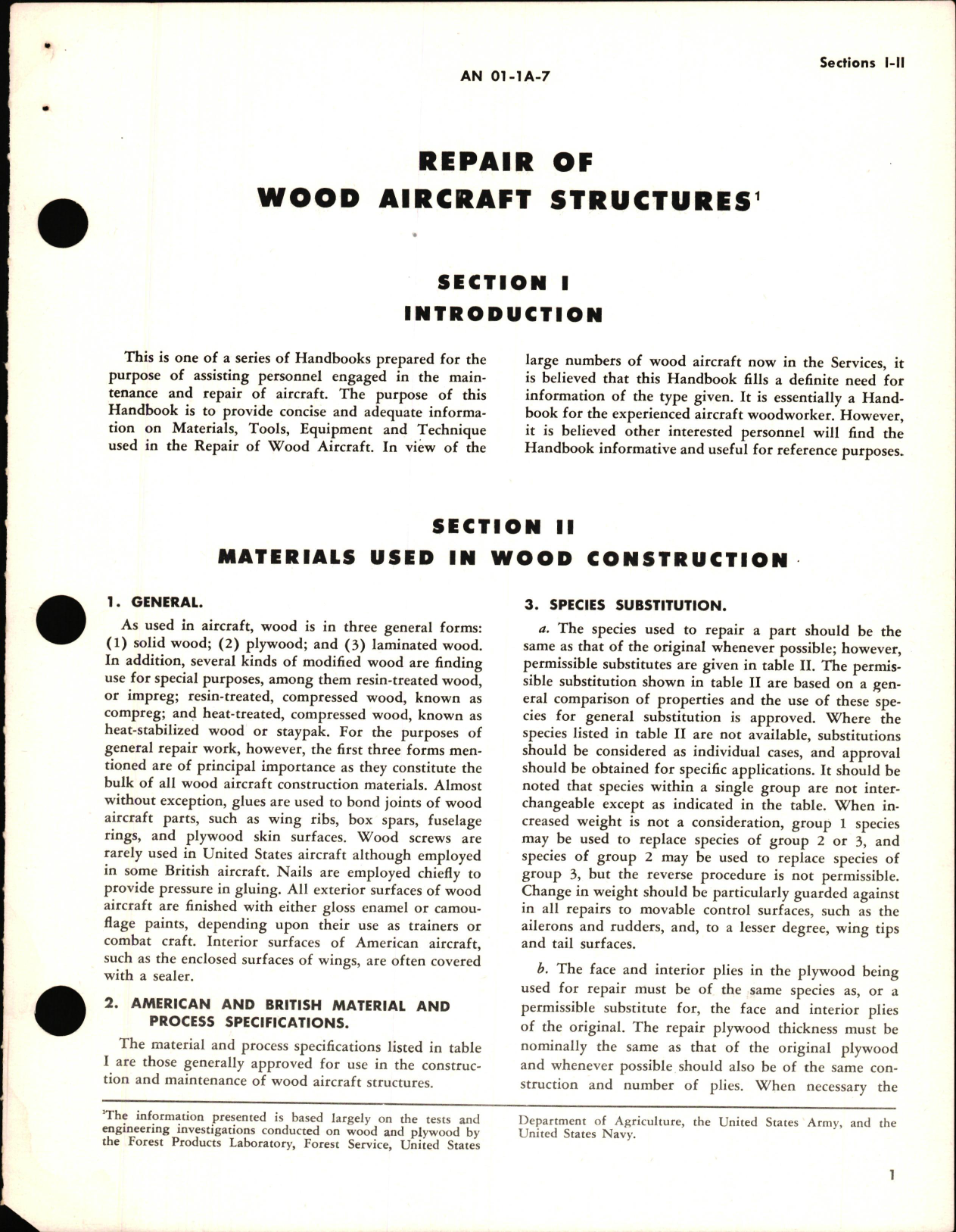 Sample page 7 from AirCorps Library document: Repair of Wood Aircraft Structures