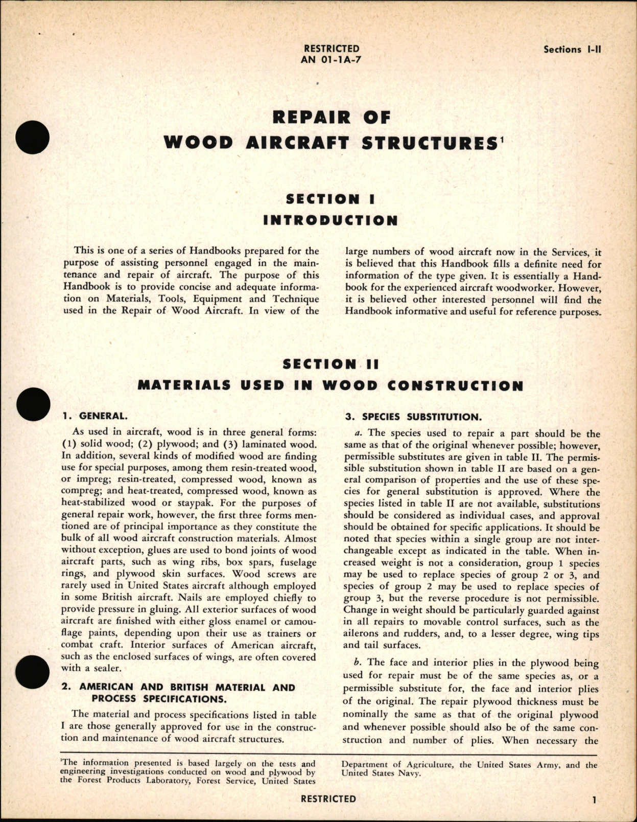 Sample page 7 from AirCorps Library document: Repair of Wood Aircraft Structures