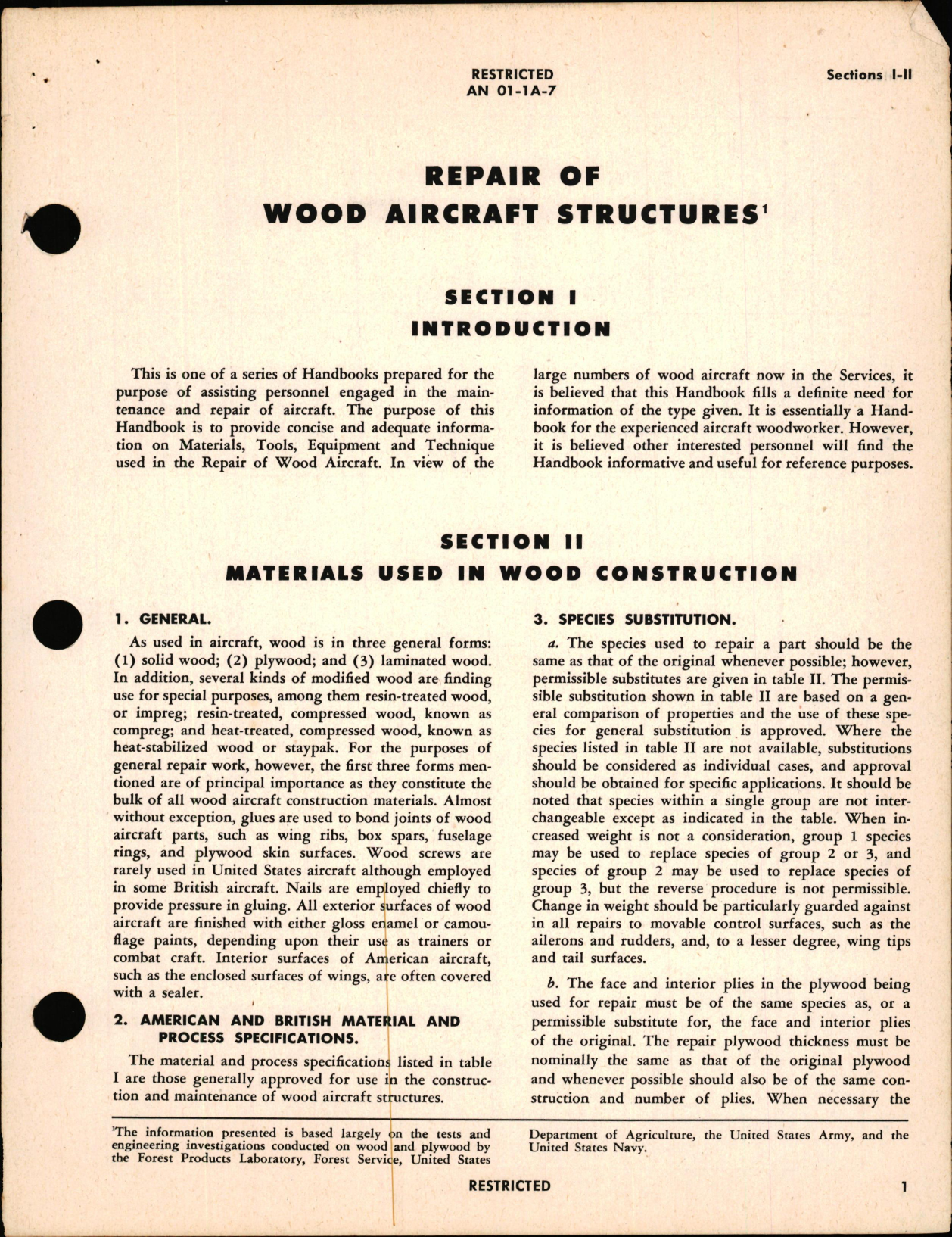 Sample page 7 from AirCorps Library document: Repair of Wood Aircraft Structures