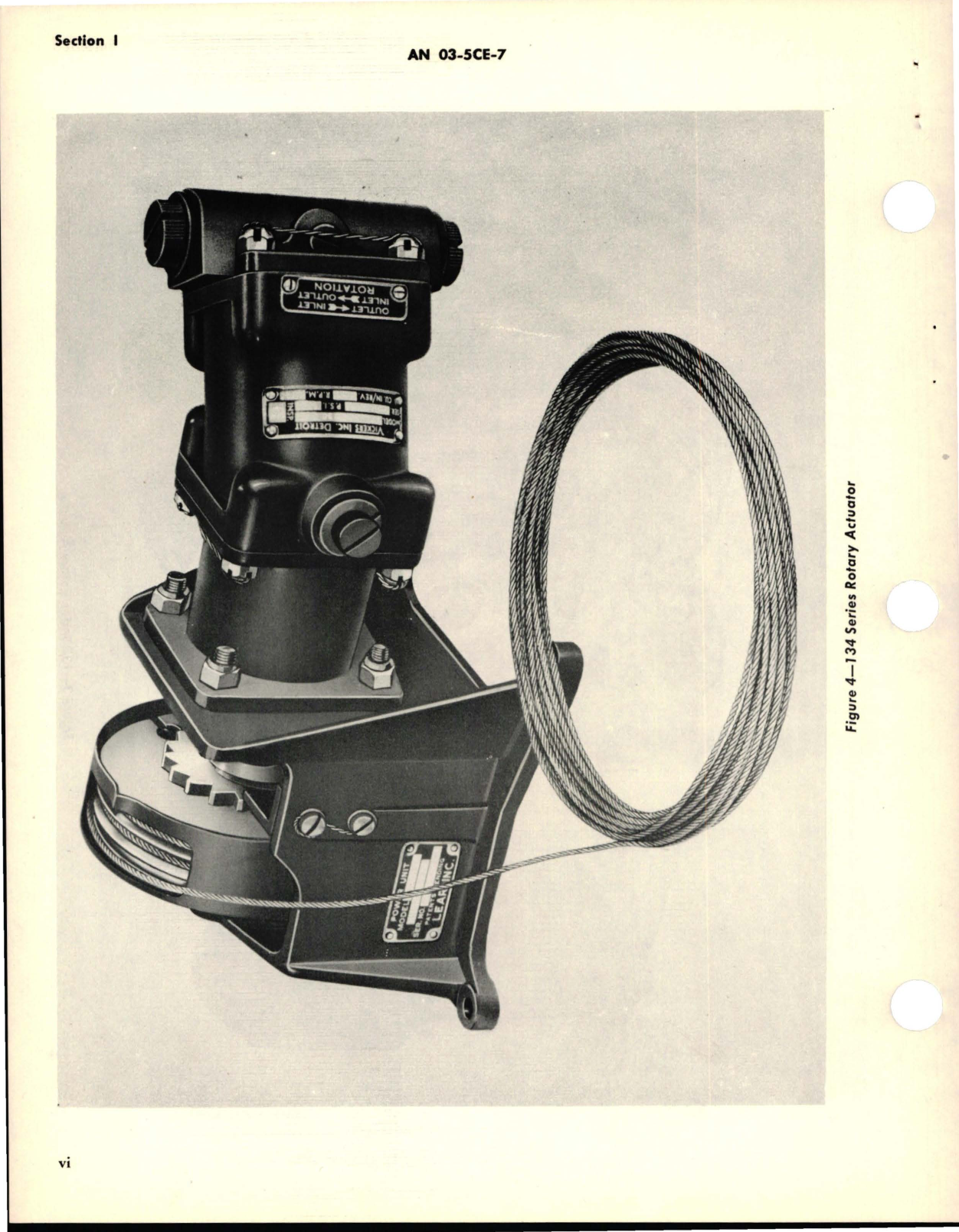 Sample page 8 from AirCorps Library document: Overhaul Instructions with Parts Catalog for Rotary Actuators