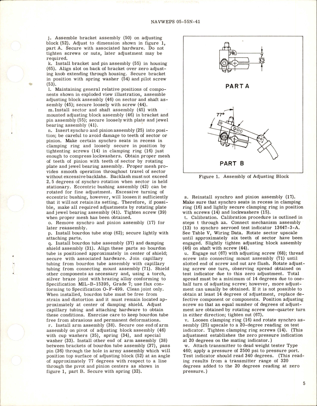 Sample page 5 from AirCorps Library document: Overhaul Instructions with Parts Breakdown for Pressure Transmitter - Part 7643-48-A5-1