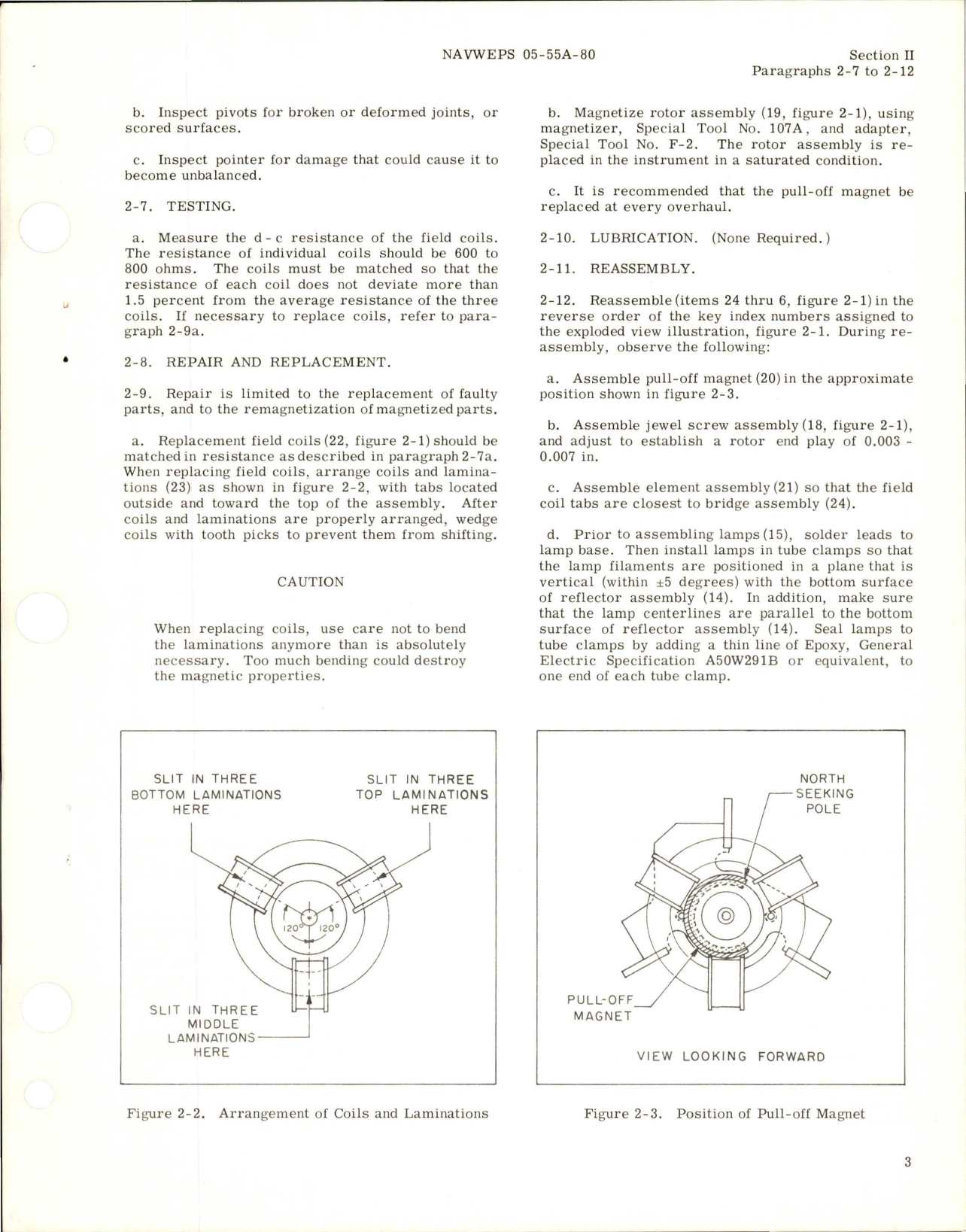 Sample page 7 from AirCorps Library document: Overhaul Instructions for DC Selsyn Position Indicator - Models 8DJ49LAM2 and 8DJ49LAN2 