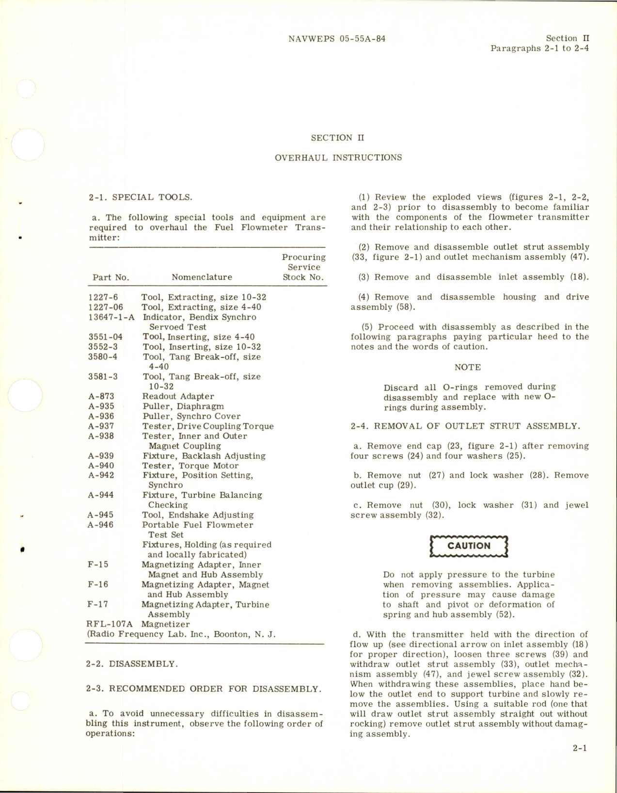 Sample page 7 from AirCorps Library document: Overhaul Instructions for Fuel Mass Flowmeter Transmitter - Model 8TJ61GAB3 