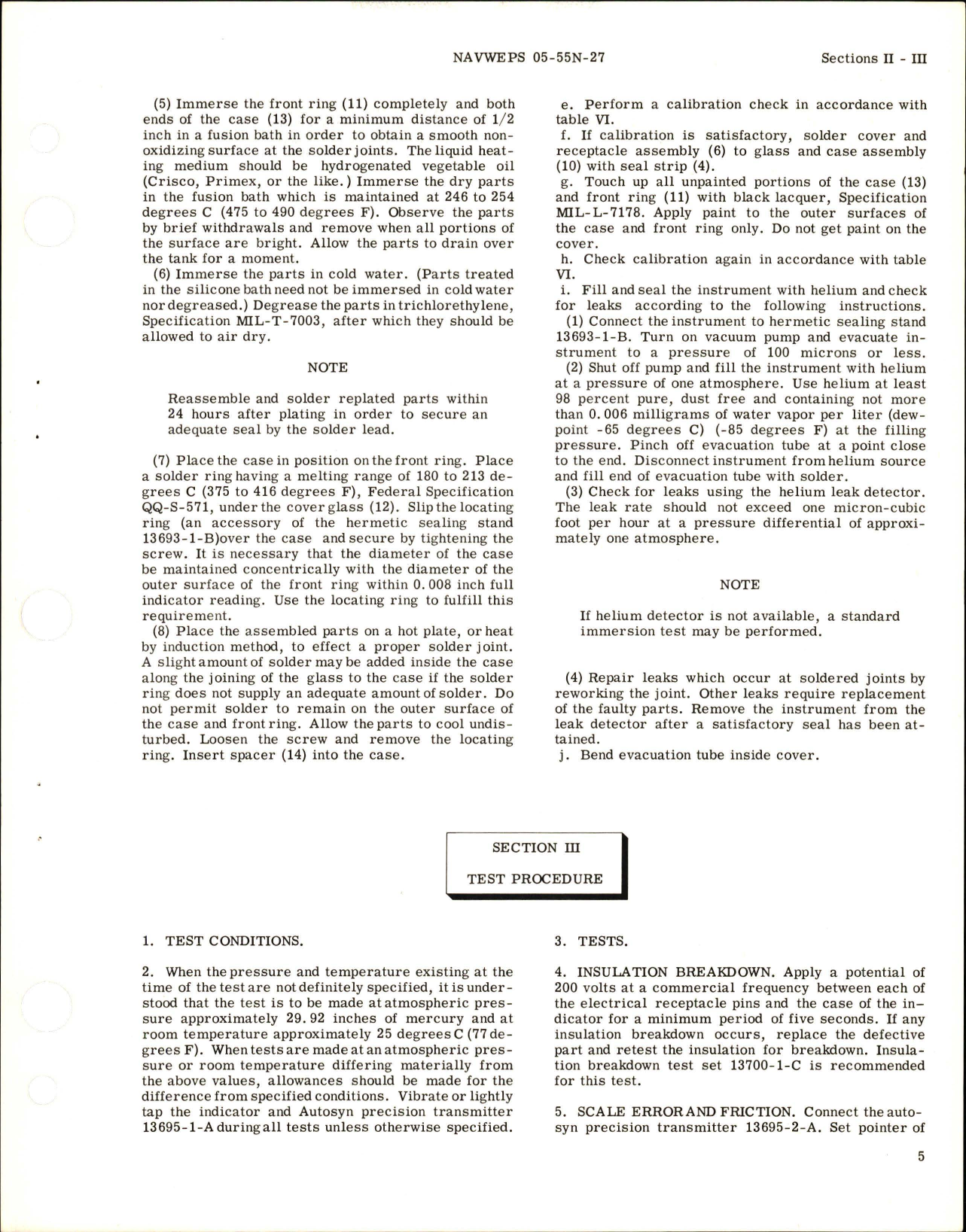 Sample page 5 from AirCorps Library document: Overhaul Instructions for Oil Pressure Indicator - Type 26801-A30B-A1