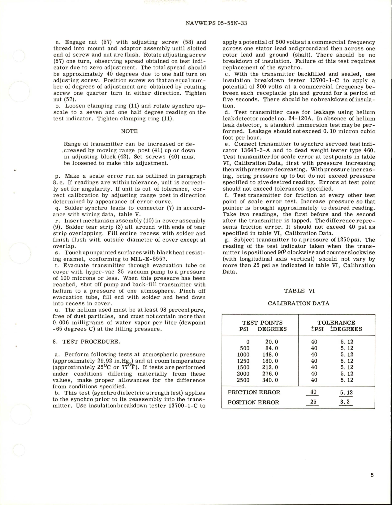 Sample page 5 from AirCorps Library document: Overhaul Instructions with Parts Breakdown for Autosyn Transmitter - Part 7609-48-D5-1