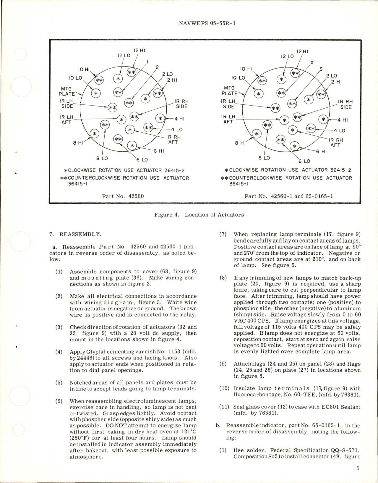 Sample page 7 from AirCorps Library document: Overhaul Instructions with Parts Breakdown for Passive Warning Indicator Light 