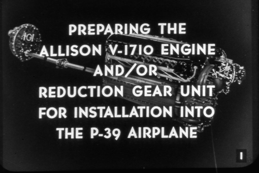 Sample page 1 from AirCorps Library document: Preparing the Allison V-1710 and Reduction Gear Unit for Installation on the P-39