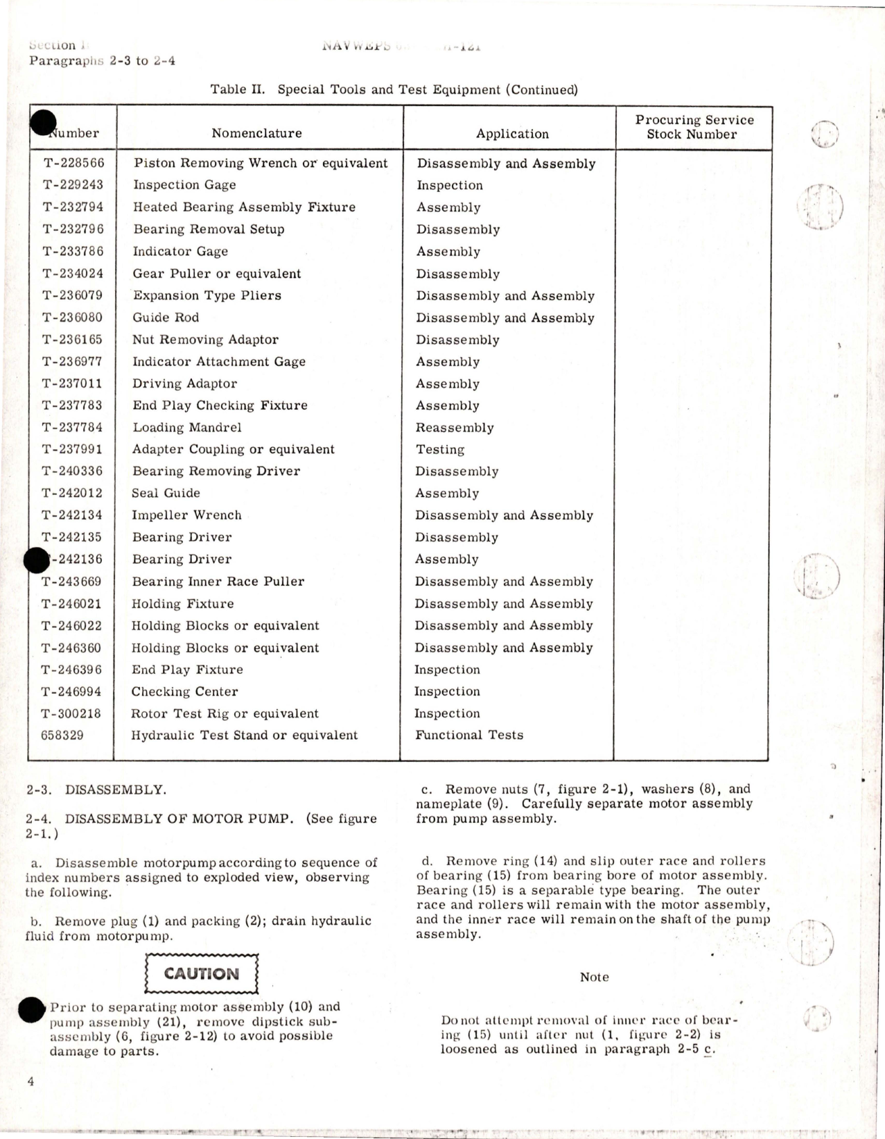 Sample page 7 from AirCorps Library document: Maintenance Instructions for Electrically Driven Hydraulic Motorpump - Models EA-1320-077, EA-1320-077C, MPEVI-060-1