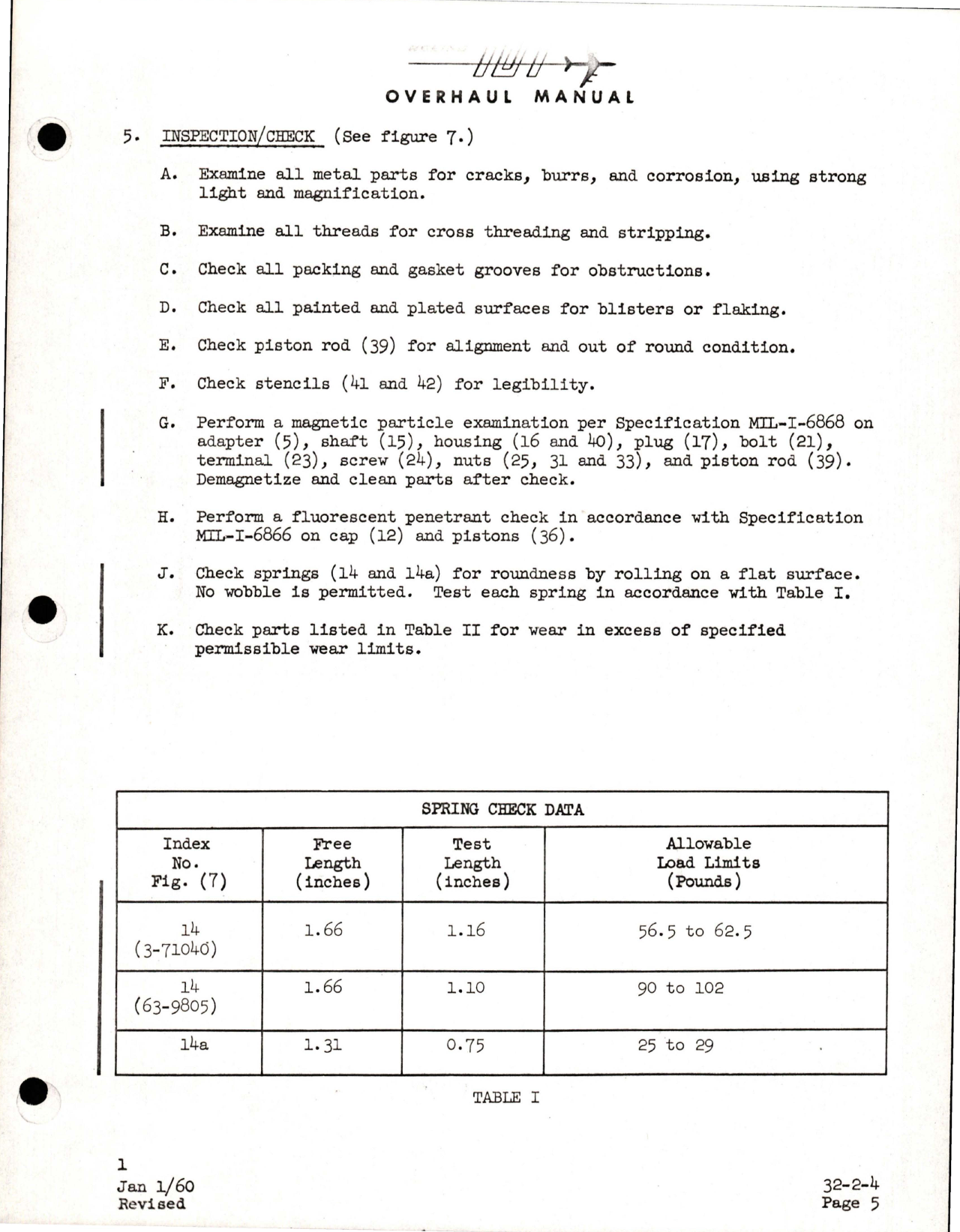 Sample page 5 from AirCorps Library document: Overhaul Manual for Main Gear Centering Cylinder Assembly