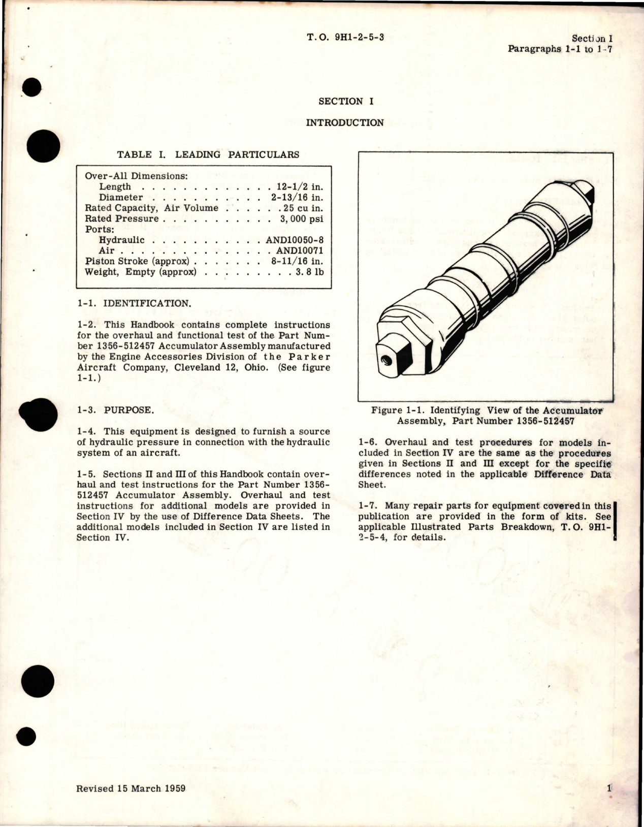 Sample page 5 from AirCorps Library document: Overhaul Instructions for Accumulator Assembly