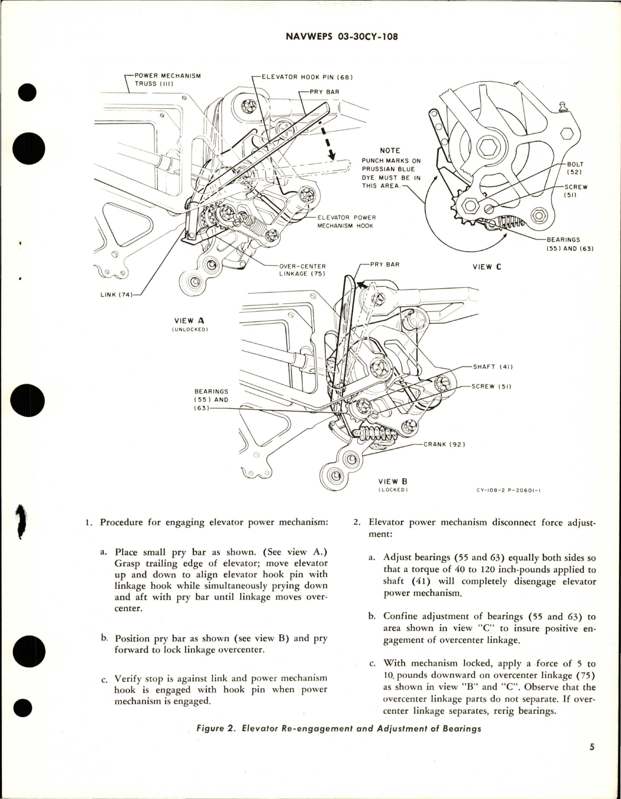 Sample page 5 from AirCorps Library document: Overhaul Instructions with Parts for Mechanism Assembly Elevator Power Boost - 5445823-3