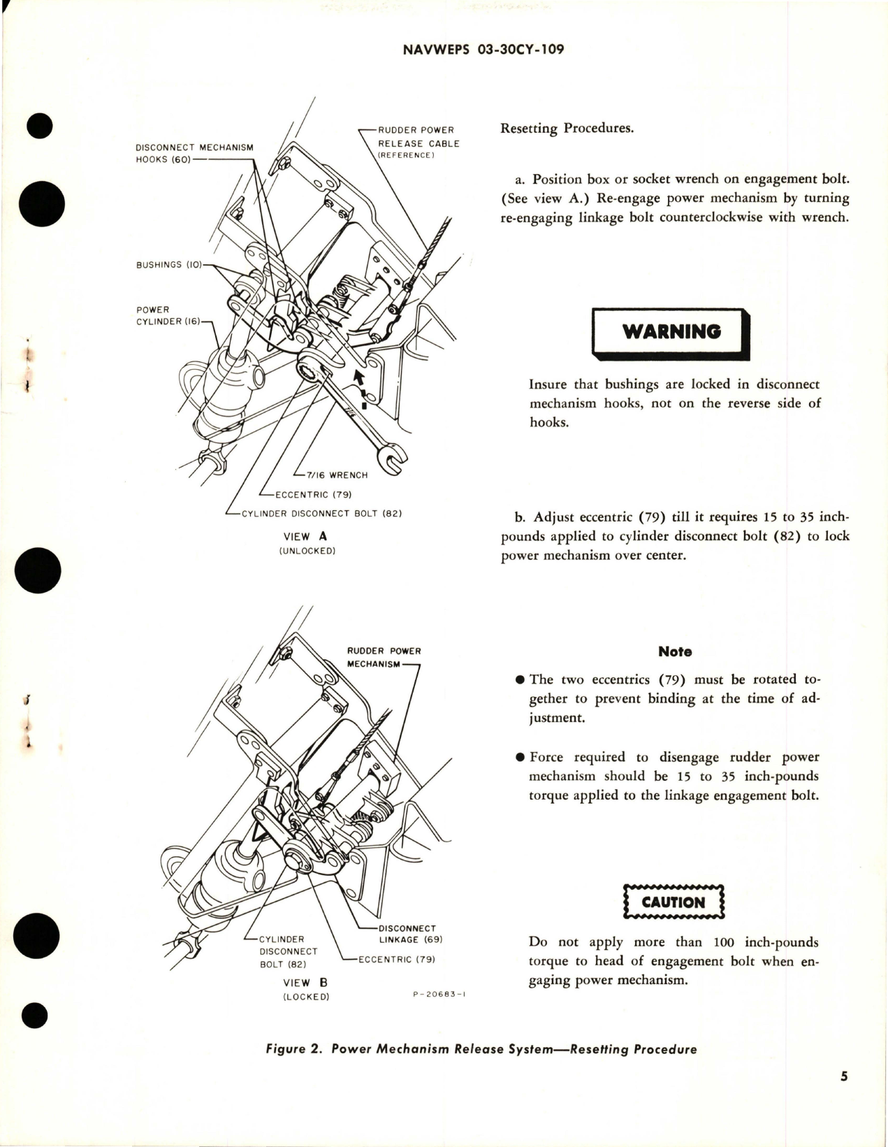 Sample page 5 from AirCorps Library document: Overhaul Instructions with Parts for Mechanism Assembly Rudder Power - 5550862-3 and 5550862-5
