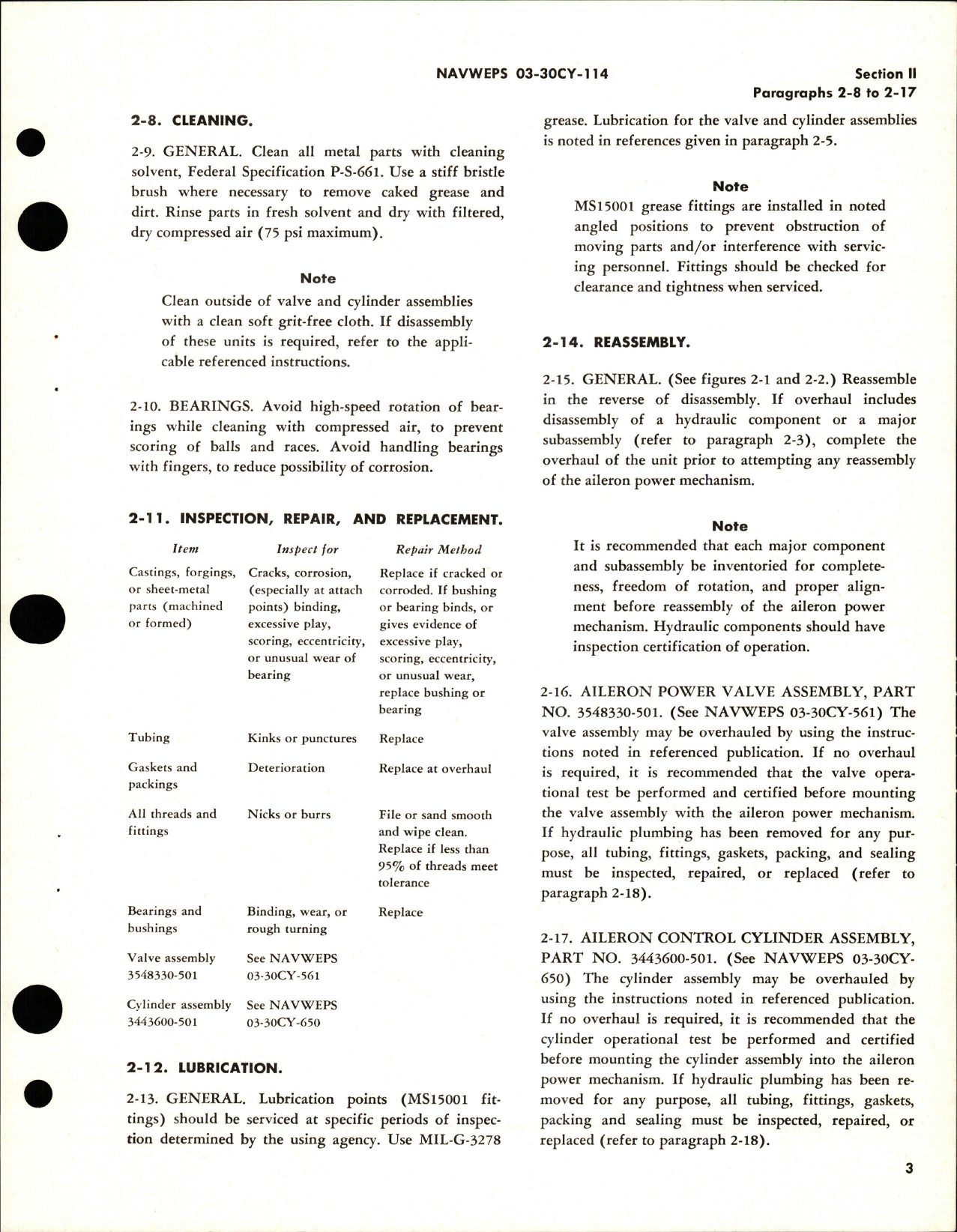 Sample page 7 from AirCorps Library document: Overhaul Instructions for Aileron Power Mechanism Control Assembly