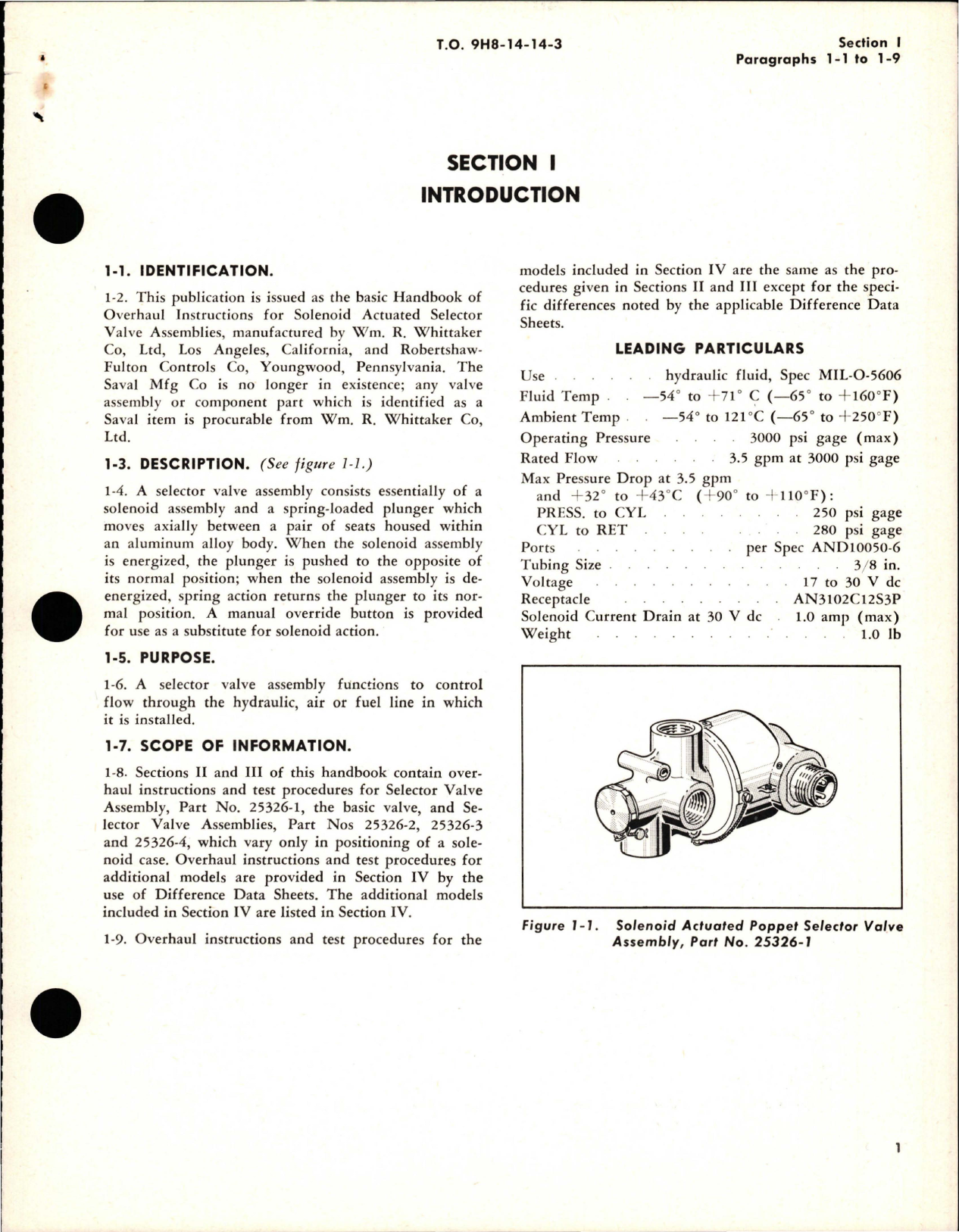 Sample page 5 from AirCorps Library document: Overhaul Instructions for Selector Valve Assemblies