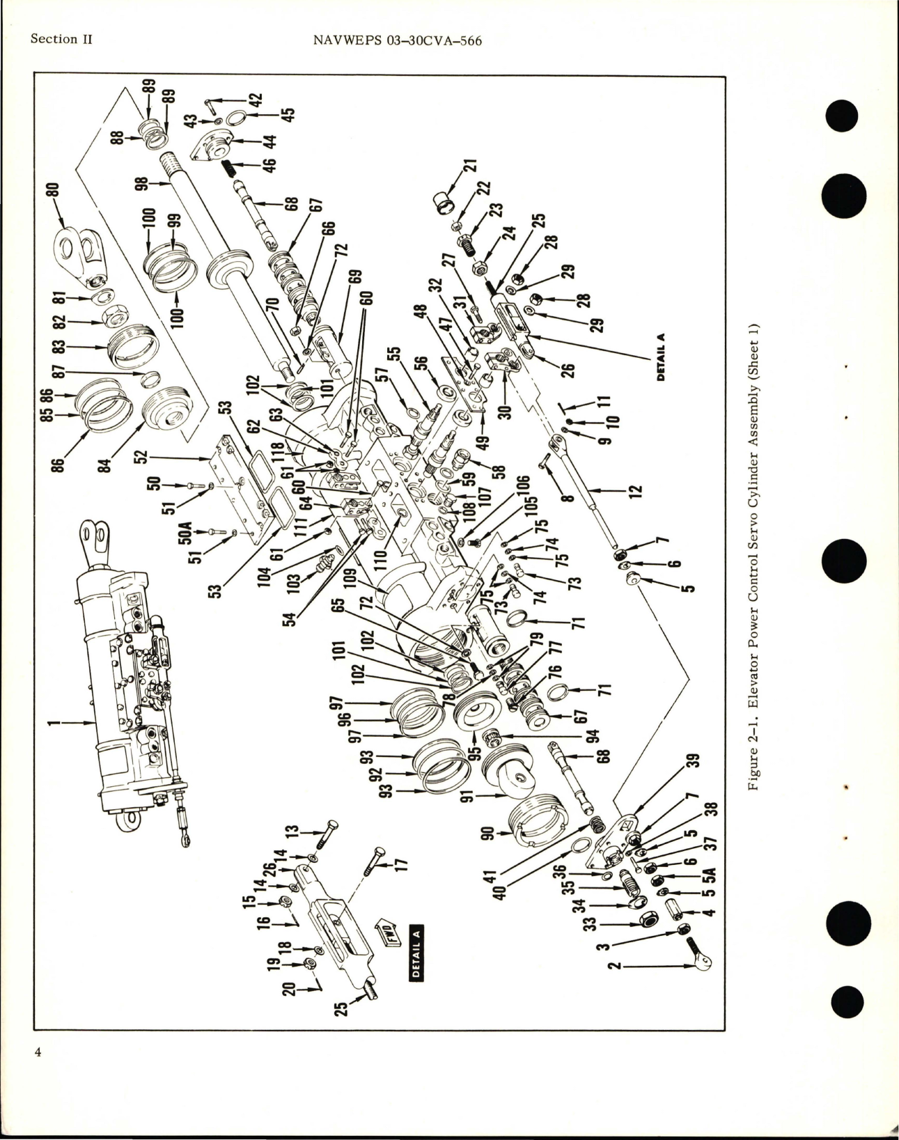 Sample page 8 from AirCorps Library document: Overhaul Instructions for Elevator (Horizontal Tail) Power Control Servo and Servo Cylinder Assembly