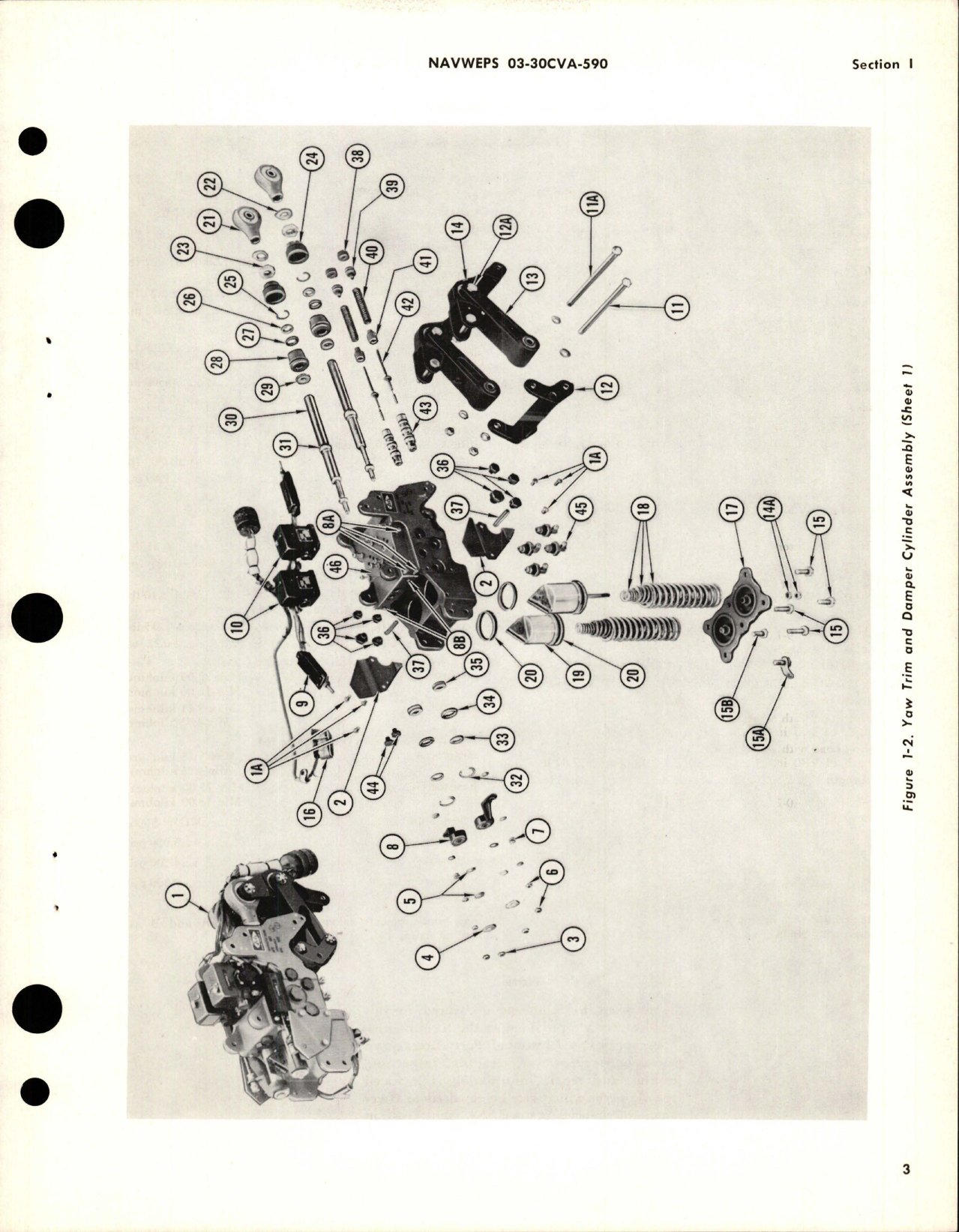 Sample page 7 from AirCorps Library document: Overhaul Instructions for Yaw Trim and Damper Cylinder Assembly