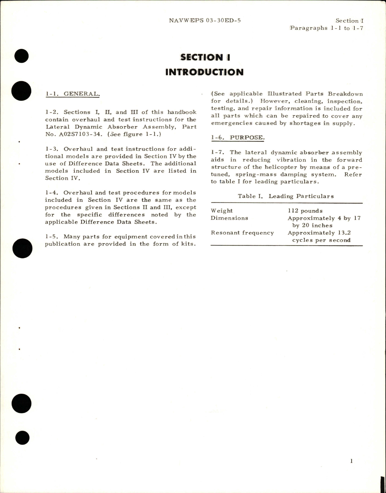 Sample page 5 from AirCorps Library document: Overhaul Instructions for Lateral Dynamic Absorber Assembly - Part A02S7103-34, A02S7103-41