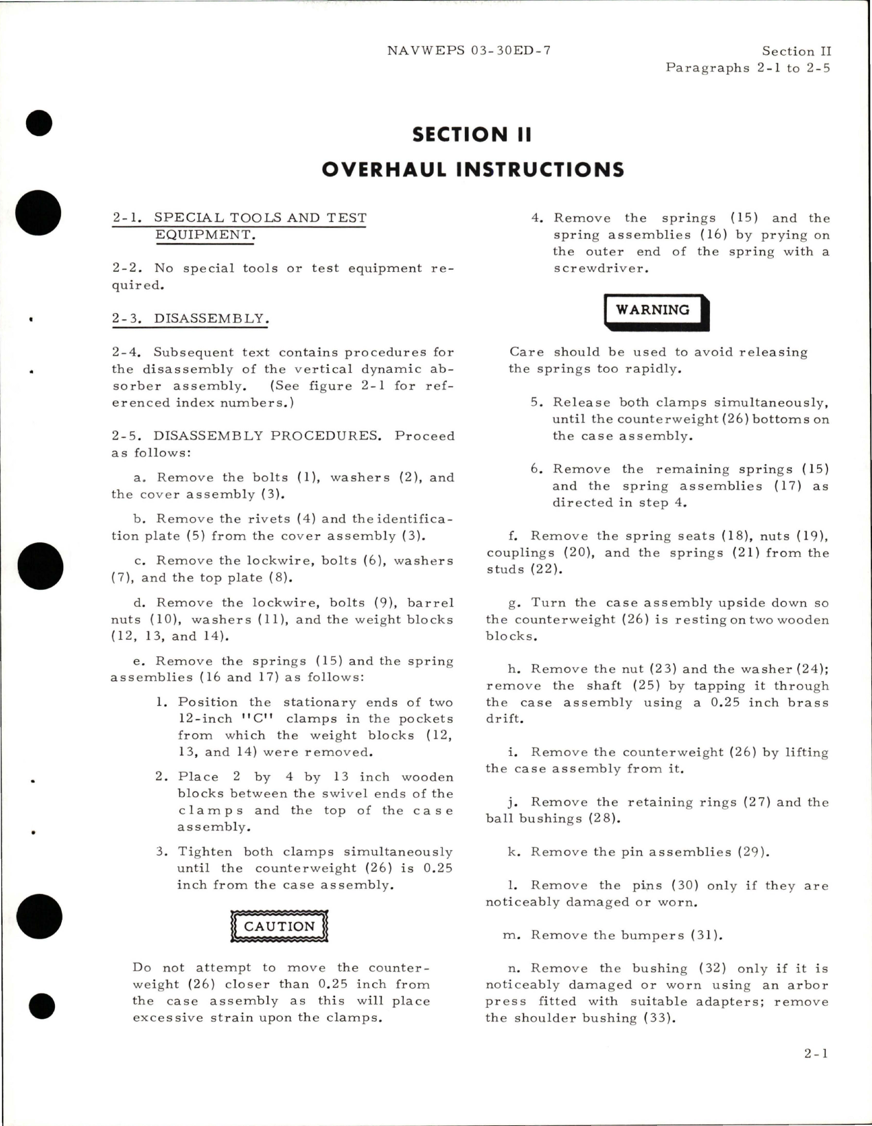 Sample page 7 from AirCorps Library document: Overhaul Instructions for Vertical Dynamic Absorber Assembly - Part A02S7124-7, A02S7124-9