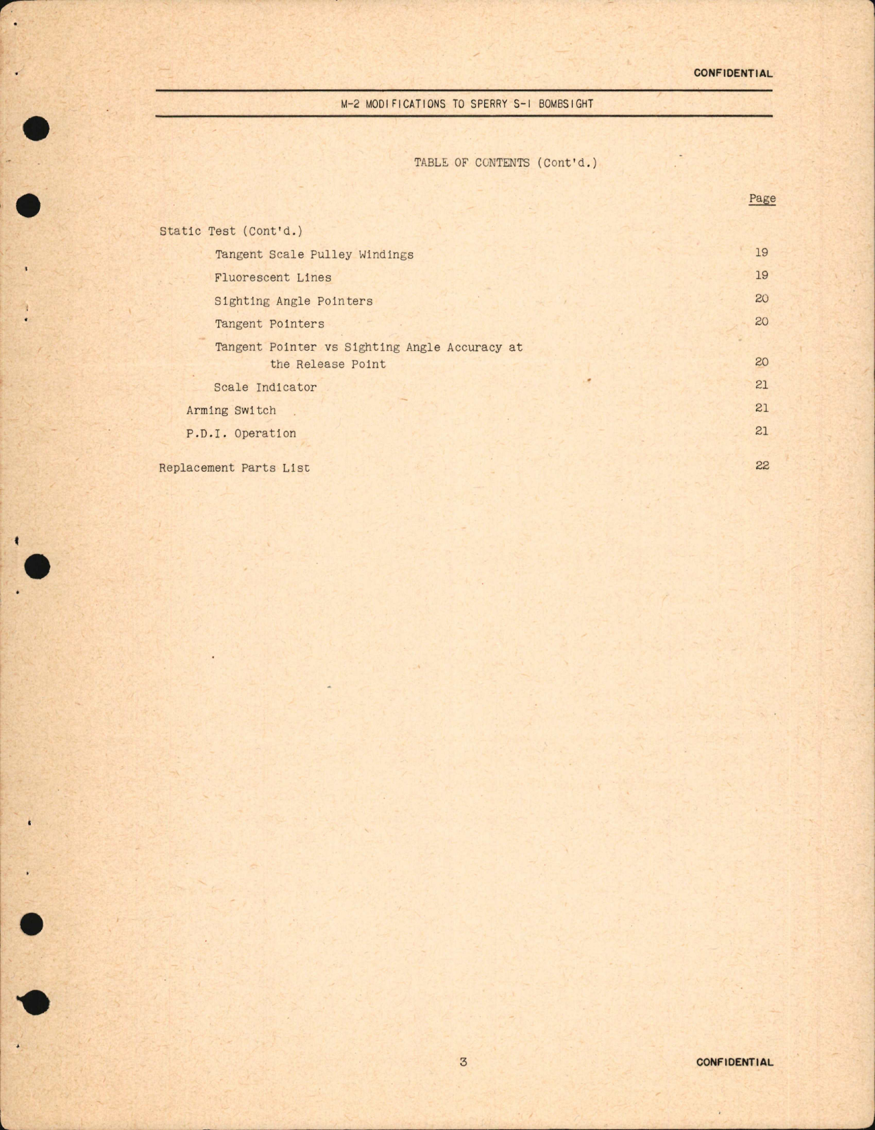 Sample page 5 from AirCorps Library document: Sperry Bombsight Type S-1 with M-2 Modifications