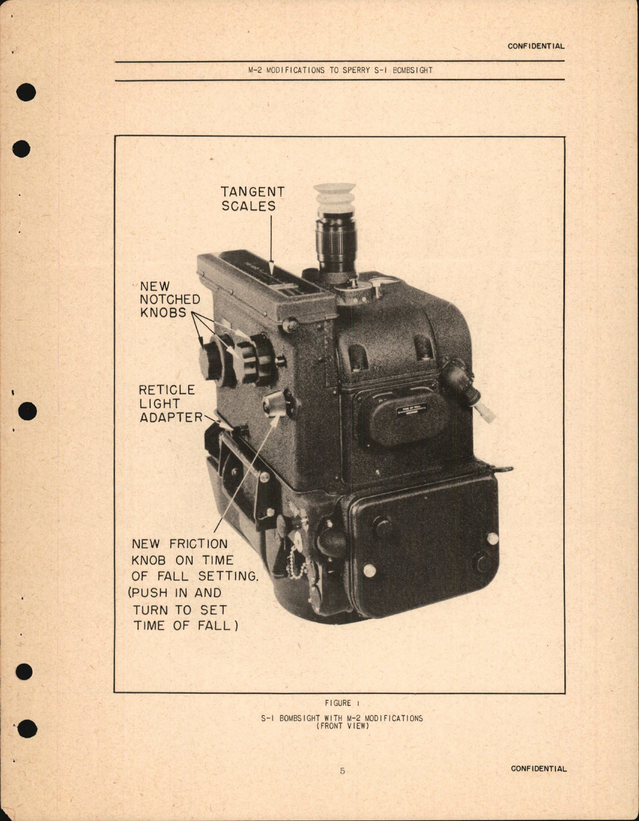 Sample page 7 from AirCorps Library document: Sperry Bombsight Type S-1 with M-2 Modifications