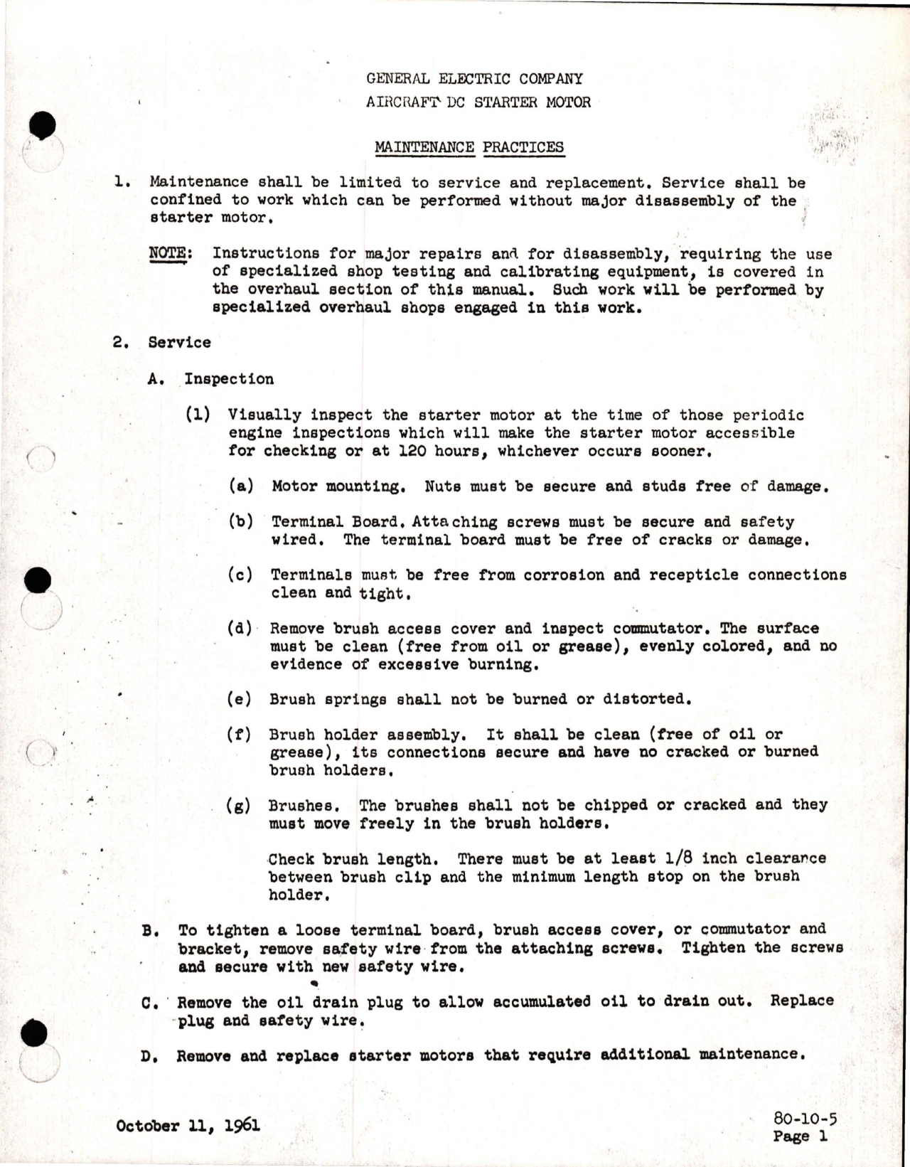Sample page 9 from AirCorps Library document: Instructions for Aircraft DC Starter Motor - Model 2CM270D5 