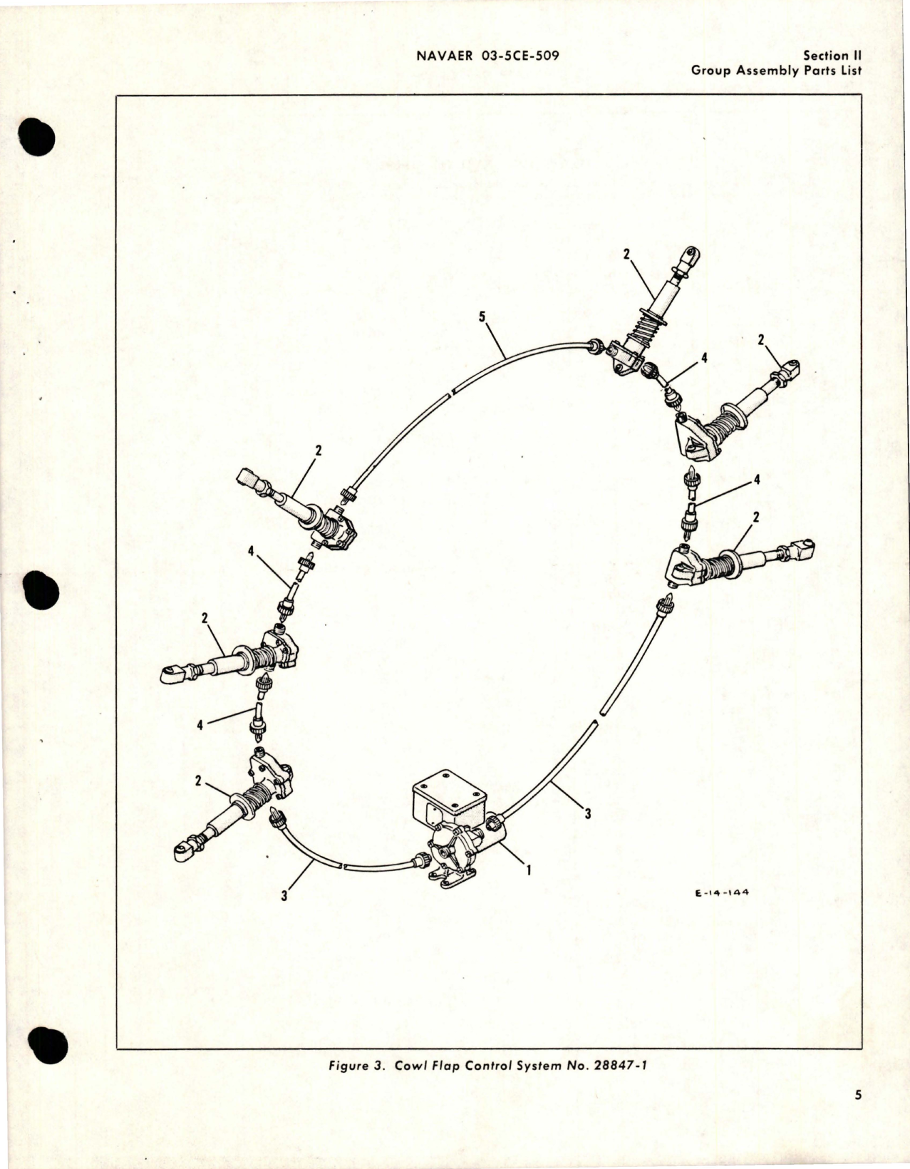 Sample page 7 from AirCorps Library document: Illustrated Parts Breakdown for Cowl Flap Control System - Part 28847-1