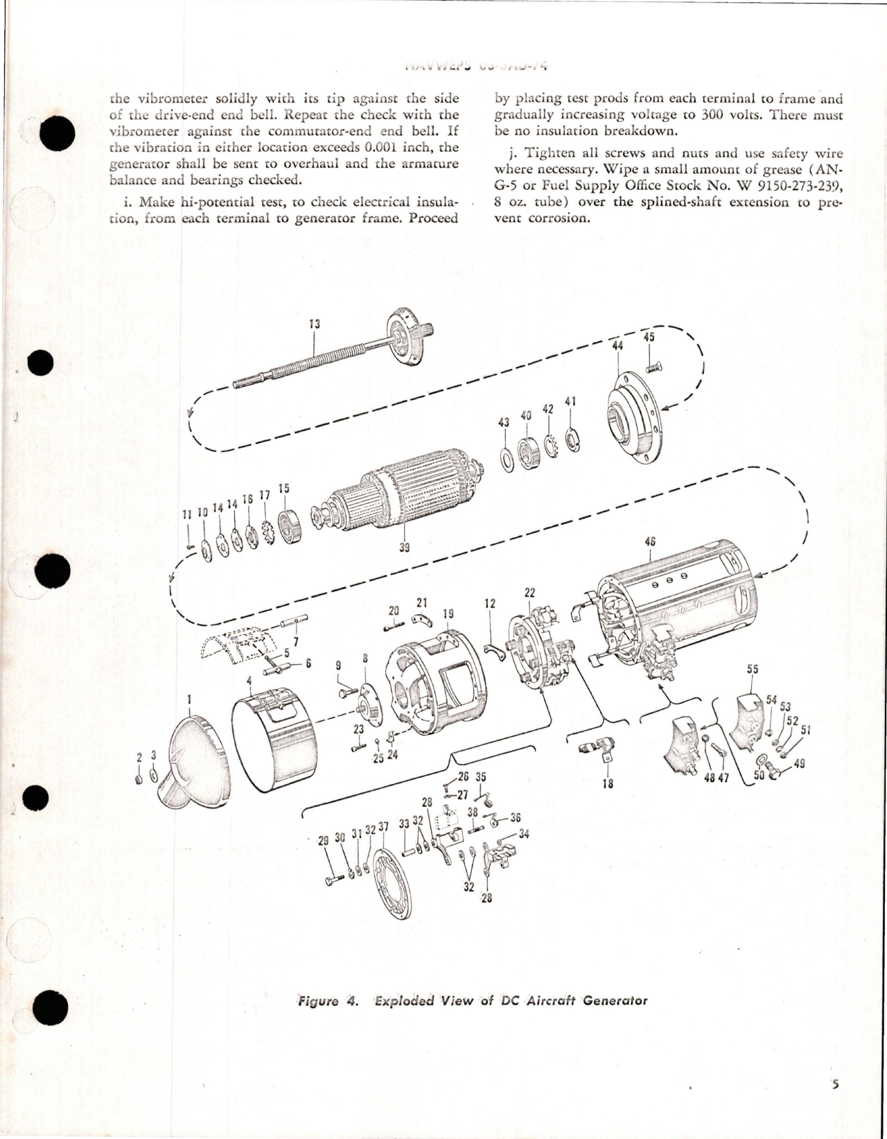 Sample page 5 from AirCorps Library document: Overhaul Instructions with Parts for Direct Current Aircraft Generator - Models 2CM73C4 and 2CM73C4A 