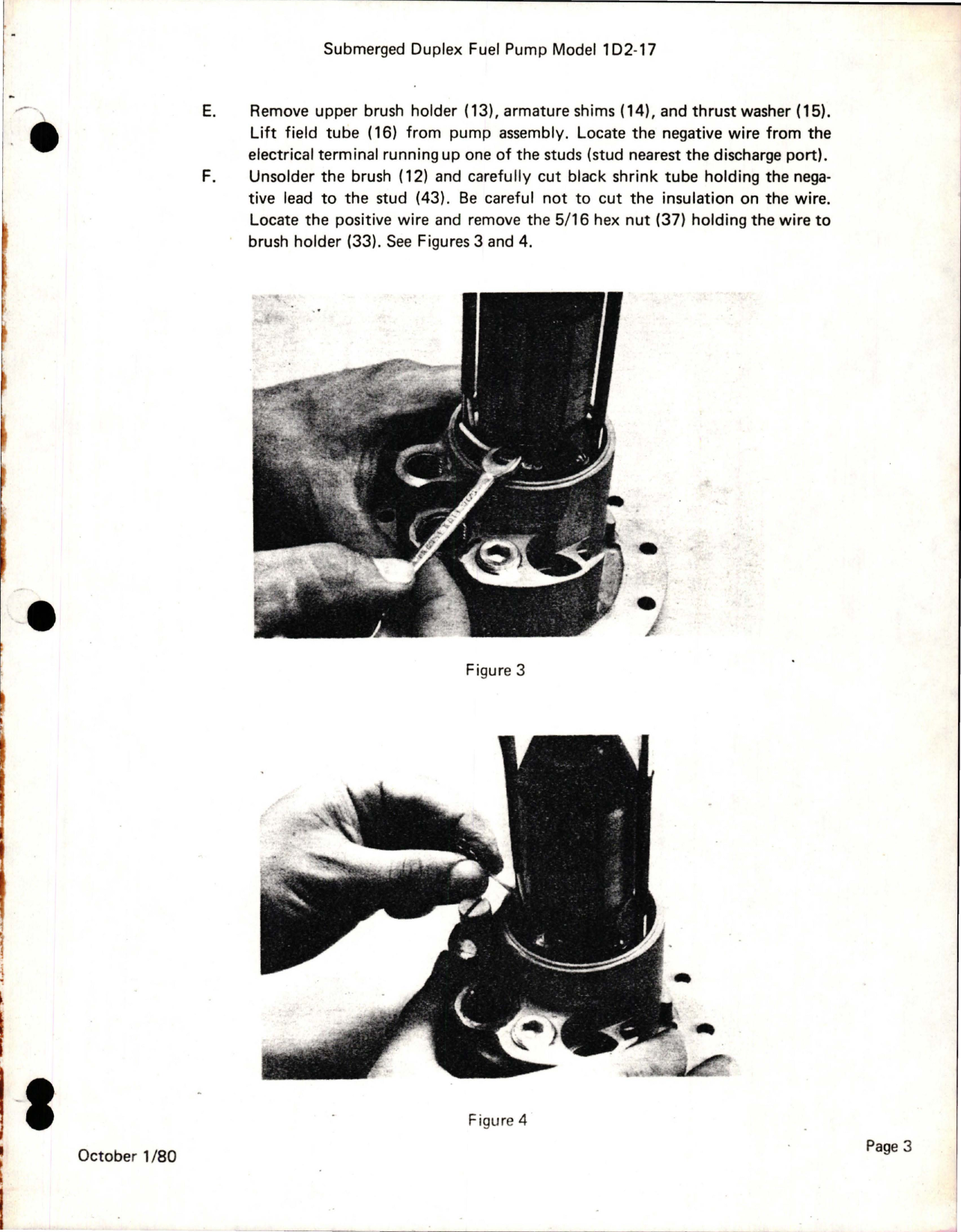 Sample page 5 from AirCorps Library document: Overhaul Instructions with Parts Catalog for Submerged Duplex Fuel Pump - Model 1D2-17 (Parker